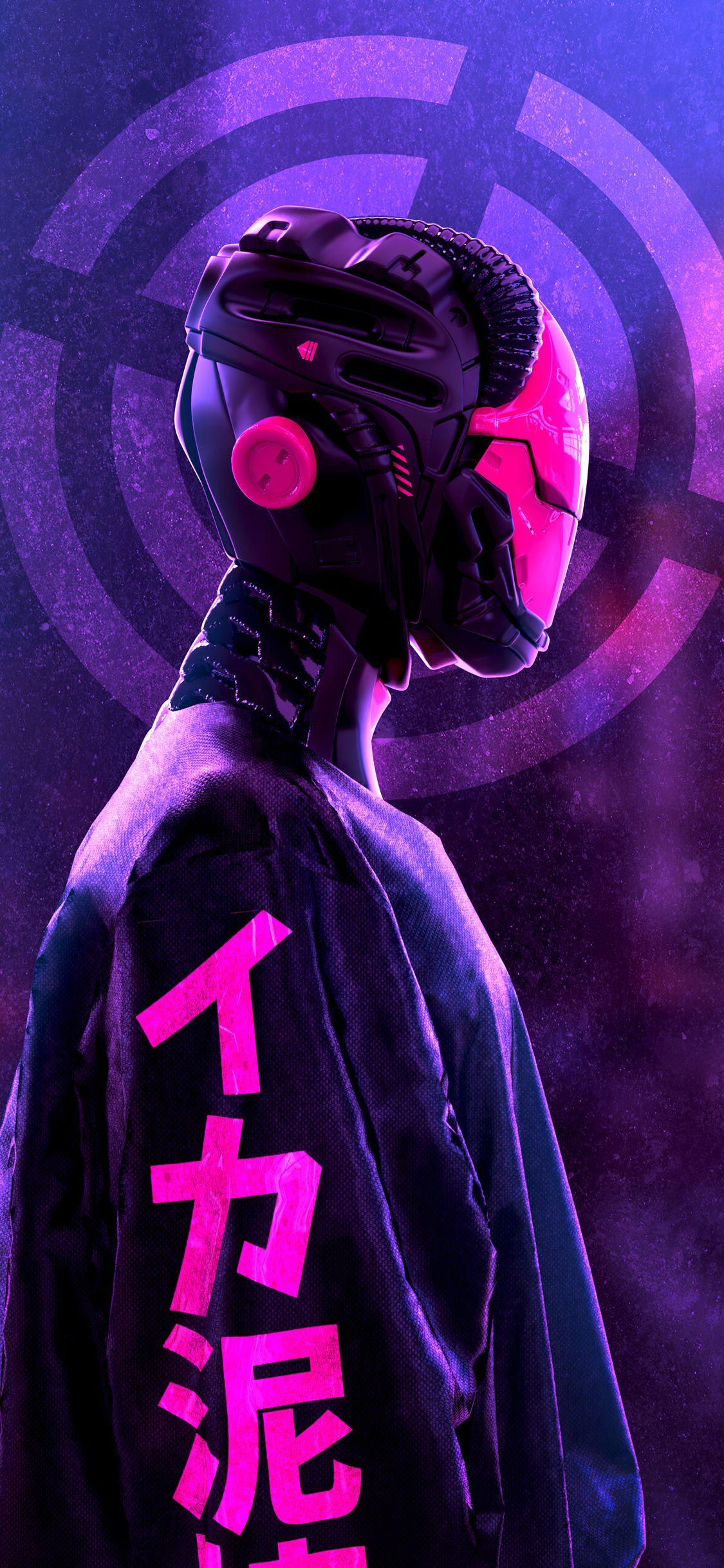 1125x2436 Neon Bot iPhone XS, iPhone iPhone X HD 4k Wallpaper, Image, Background, Photo and Picture