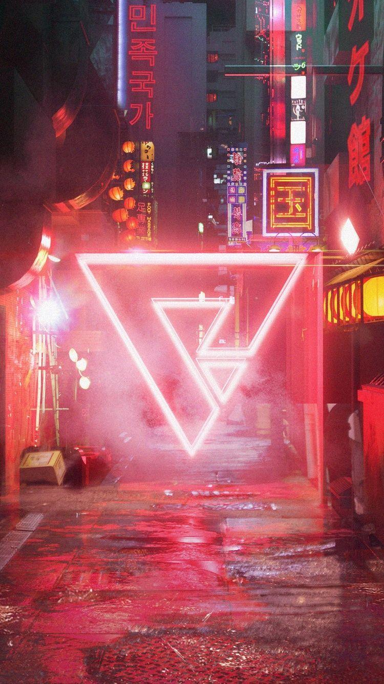 750x1334 4k resolution neon wallpaper hd: iPhone 6 Ultra HD Neon Wallpaper