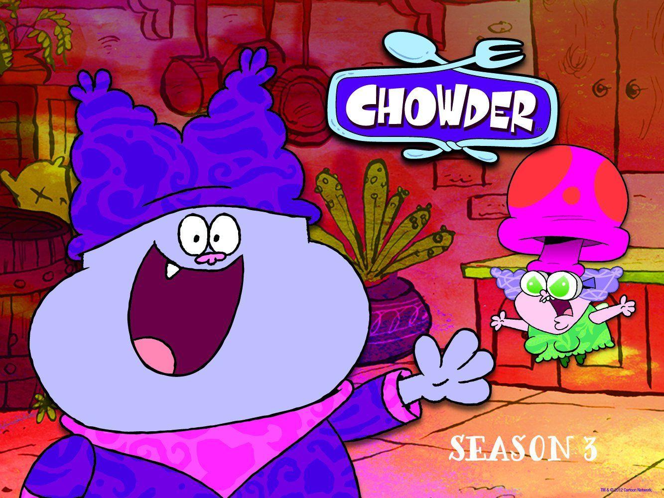 Download Chowder Cartoon And Gum Vendor Wallpaper  Wallpaperscom