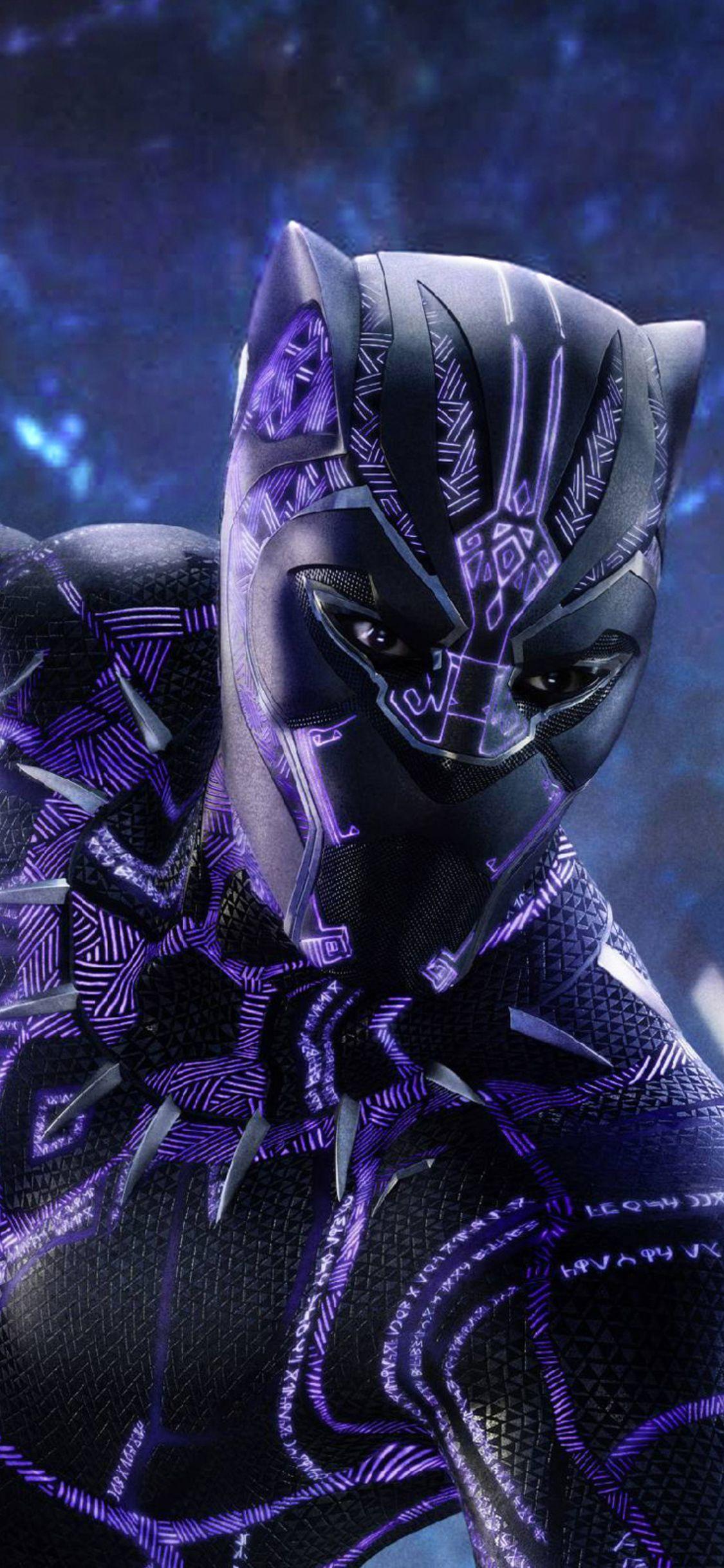 1125x2436 Black Panther Wallpaper