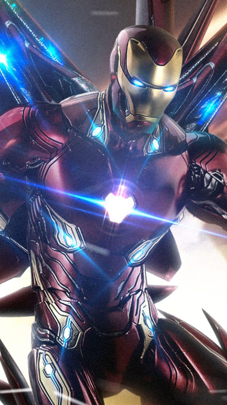 750x1334 Endgame Iron Man Wallpaper