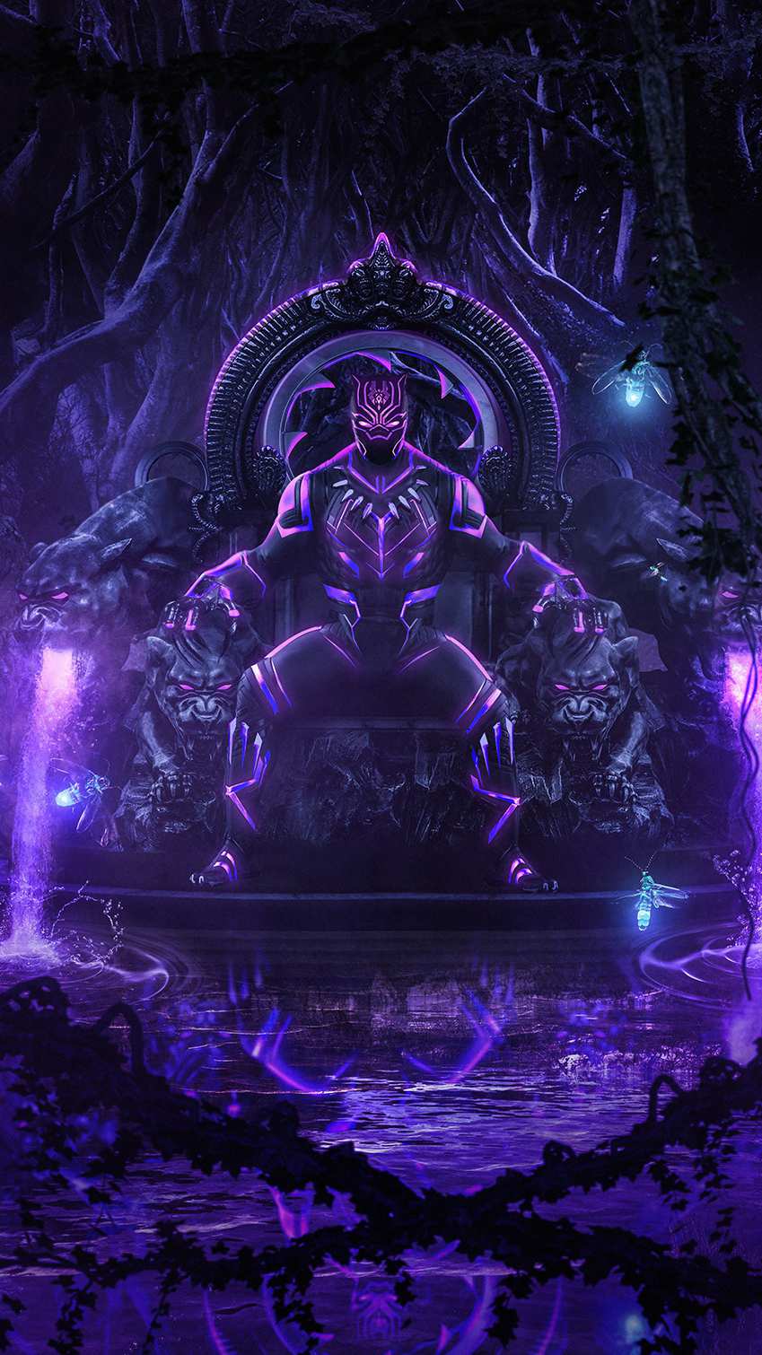 849x1510 Black Panther Marvel avengers annihilation Wallpaper Wallpaper : iPhone Wallpaper