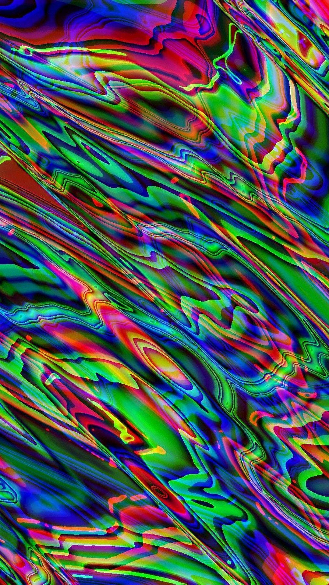 1080x1920 Trippy Colorful Android Wallpaper Android Wallpaper