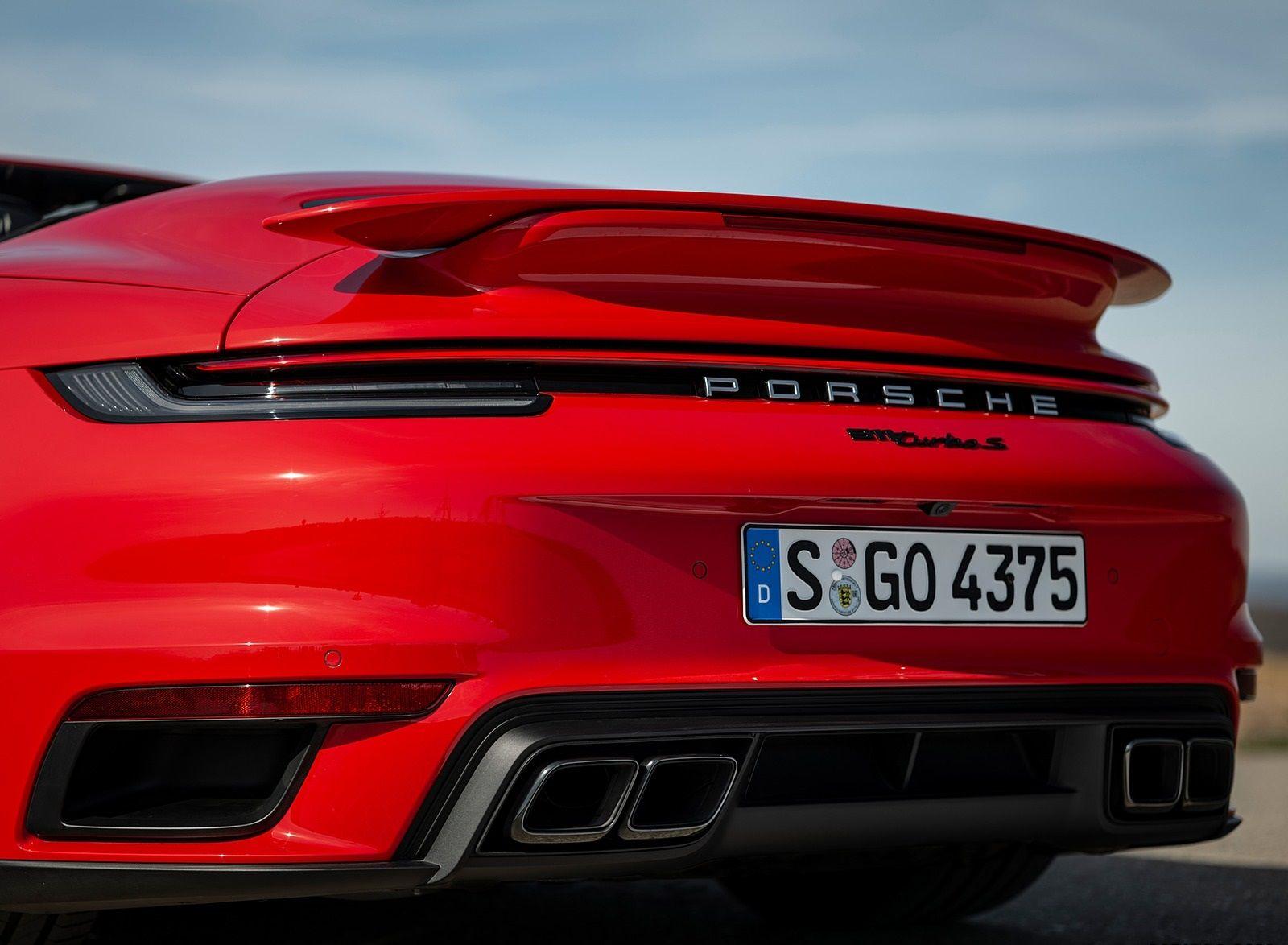 1600x1174 Porsche 911 Turbo S Cabrio (Color: Guards Red) Tail Light Wallpaper (68)