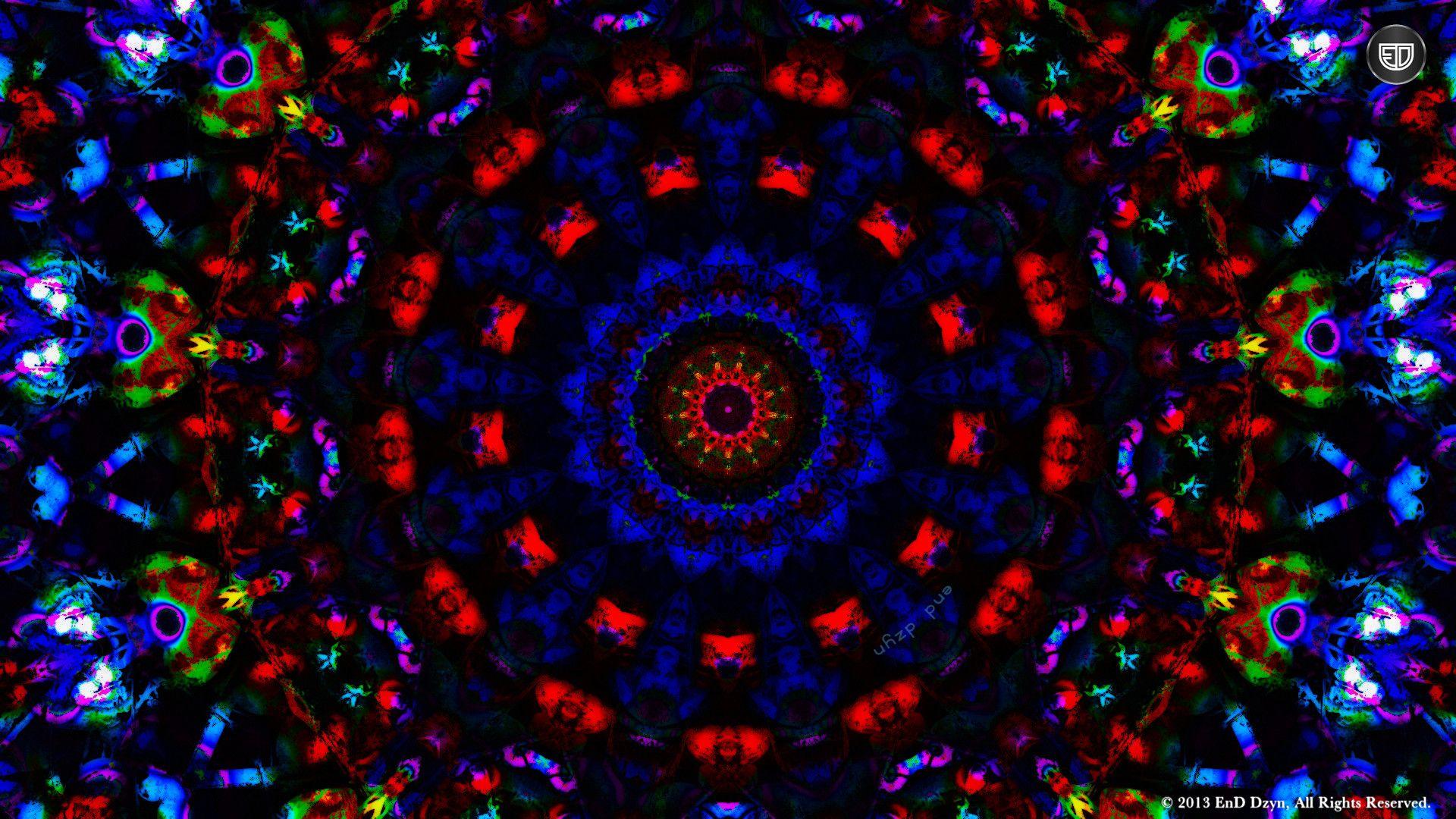 1920x1080 Wallpaper Background Colorful Trippy 3D Psychedelic