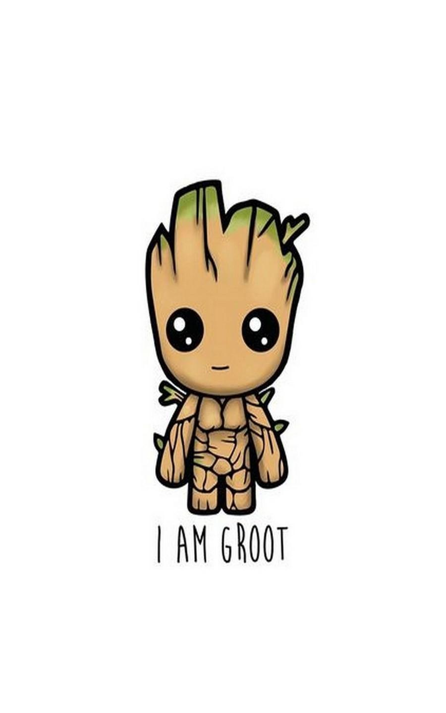 900x1440 Baby Groot Wallpaper Art for Android
