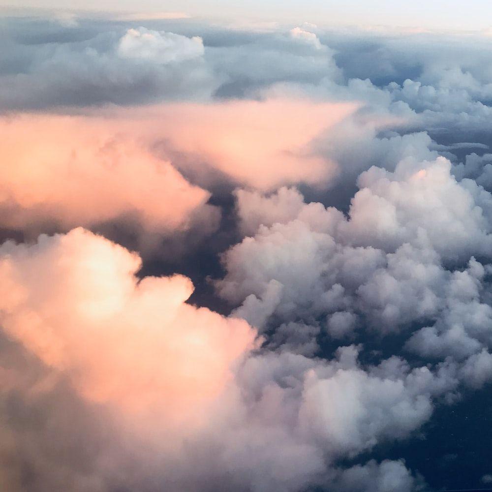1000x1000 bird's eye view photography of clouds photo