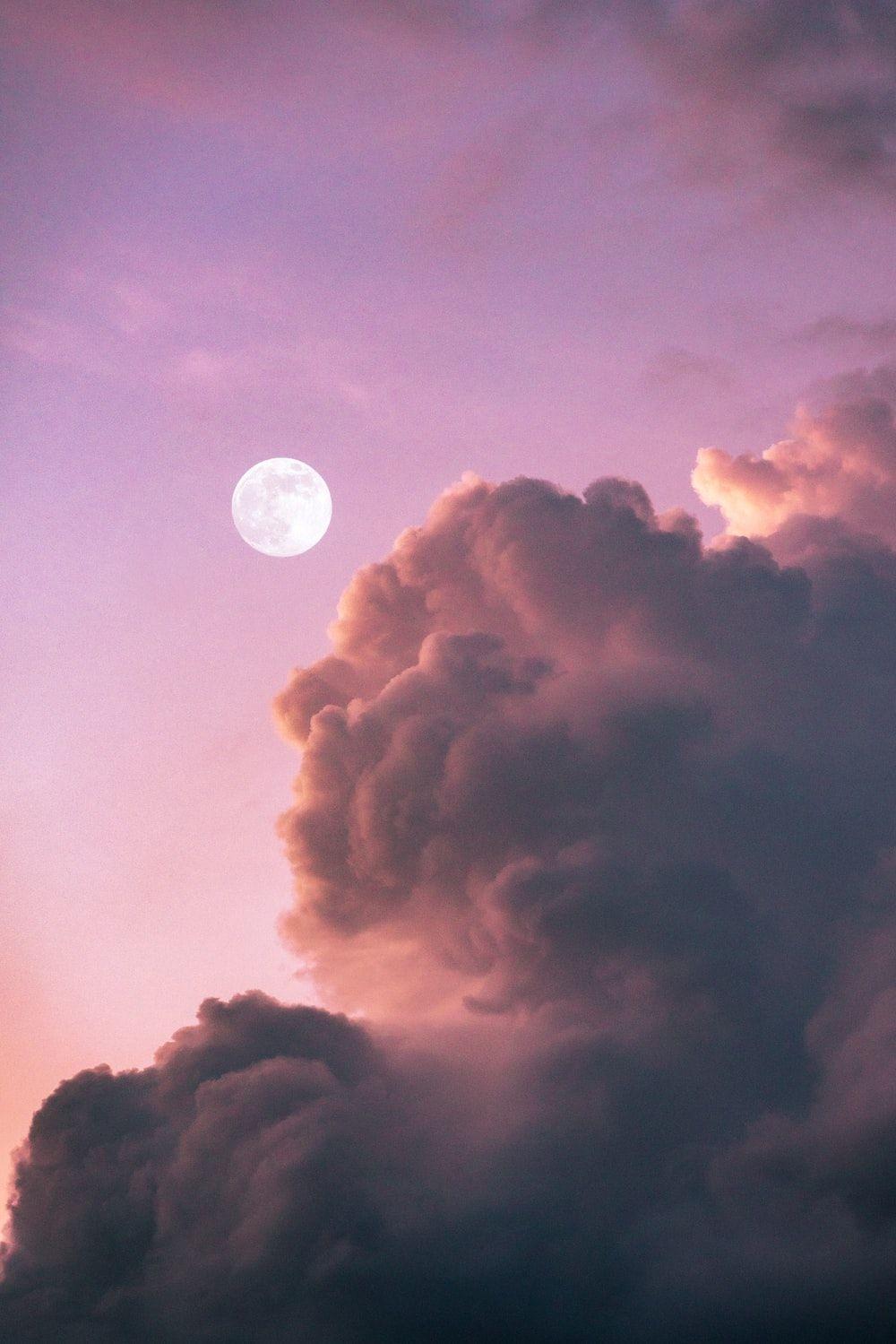 Moon And Clouds Wallpapers - Top Free Moon And Clouds Backgrounds 