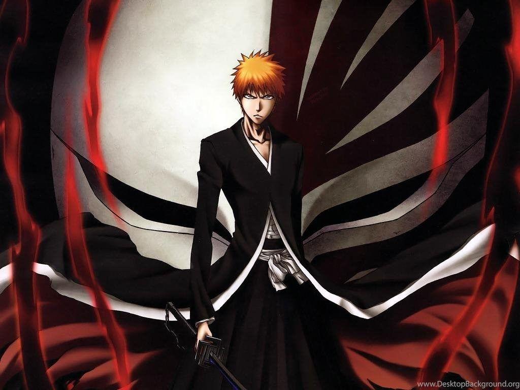 1024x768 Anime, Tite Kubo, BLEACH, Hollow Ichigo, Hollow Mask, Hollow Eyes. Desktop Background