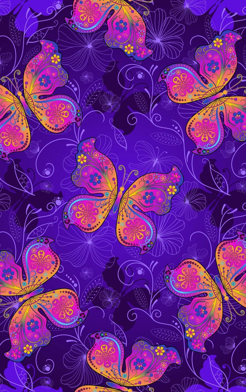 840x1336 Download 840x1336 wallpaper butterflies, digital artwork, gradient, iphone iphone 5s, iphone 5c, ipod touch, 840x1336 HD image, background, 9042