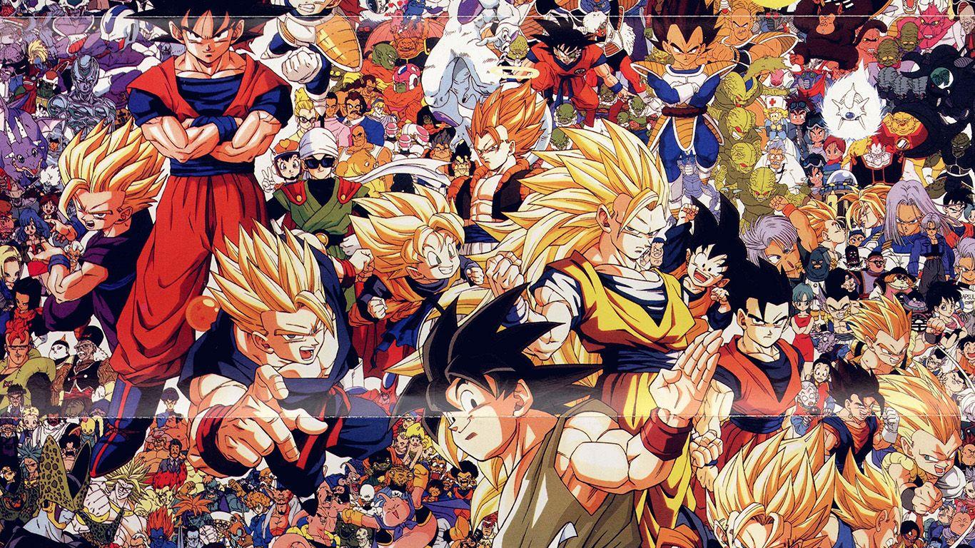 1366x768 Dragon Ball Laptop Wallpaper