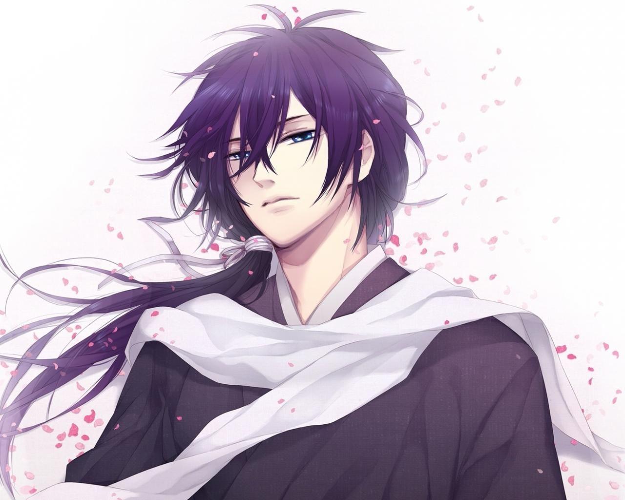Anime Boy Purple Hair Wallpapers - Top Free Anime Boy Purple Hair  Backgrounds - WallpaperAccess