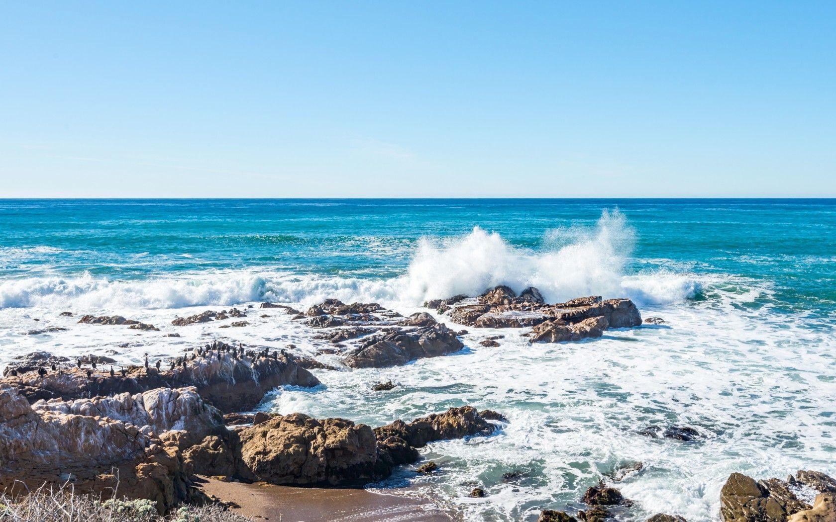 1680x1050 Aesthetic Beach Wallpaper Desktop HD Wallpaper