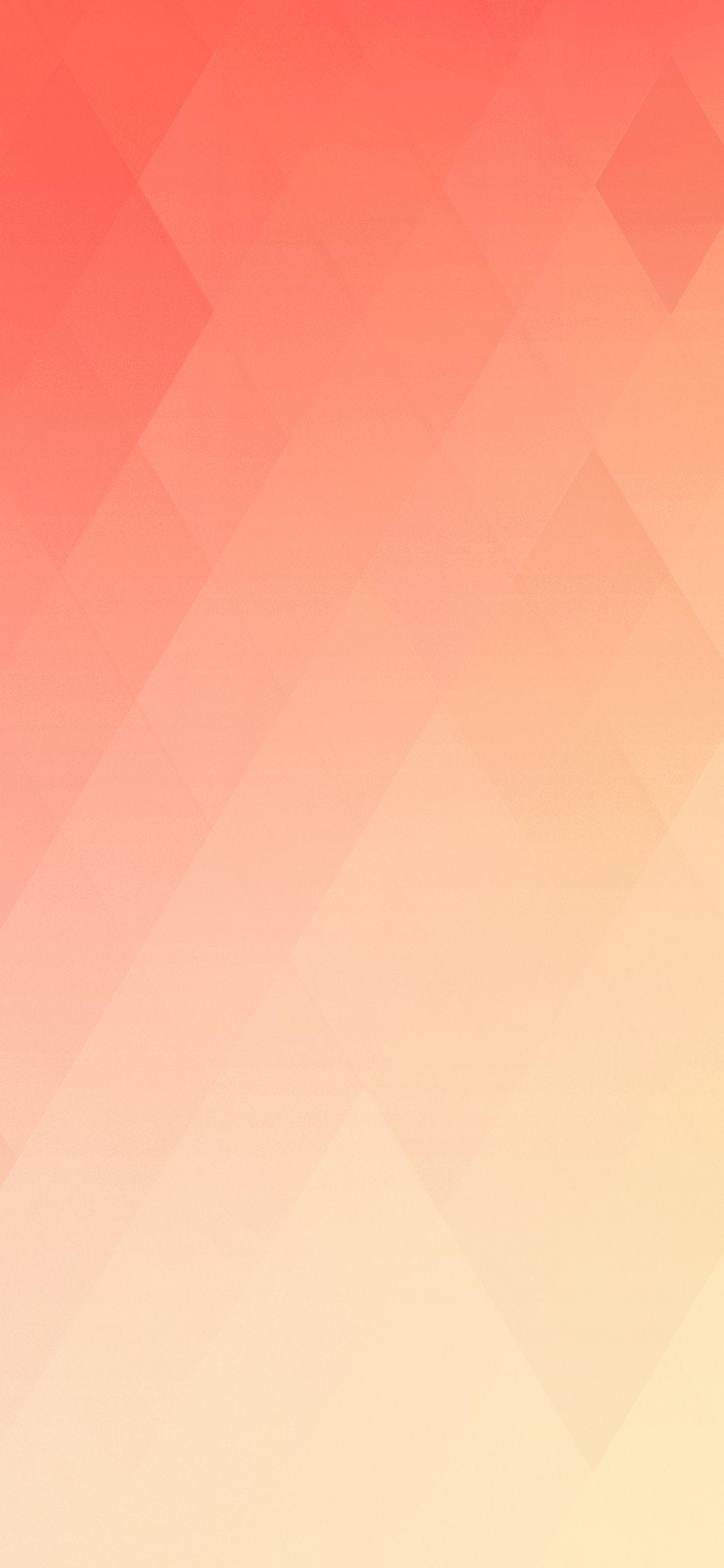 1125x2436 iPhone X wallpaper. polygon art orange red abstract pattern