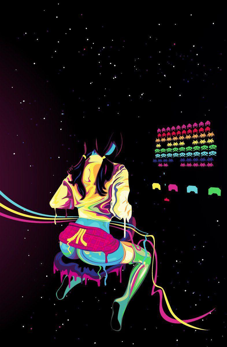 786x1200 Space Wallpaper Cartoon