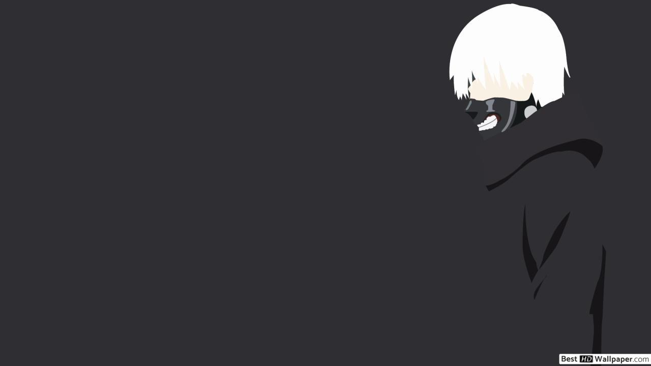 1280x720 Tokyo Ghoul - Ken Kaneki, Tải xuống hình nền HD tối giản