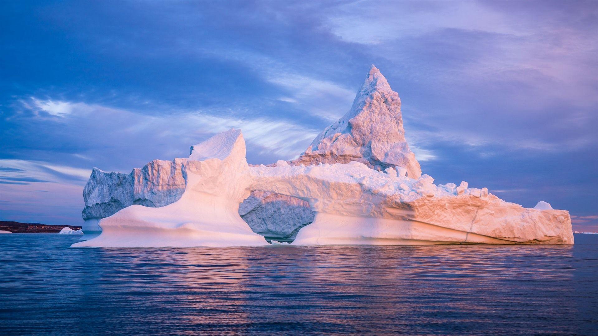 1920x1080 Wallpaper Iceberg, sea 1920x1080 Full HD 2K Picture, Image