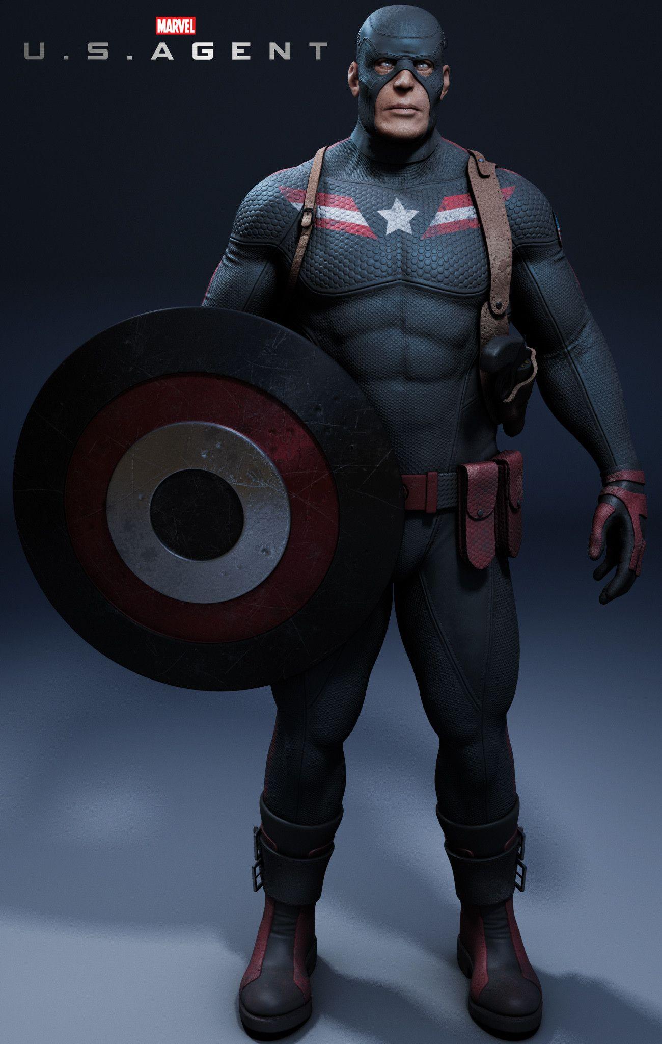 1300x2048 U.S. Agent Wallpaper