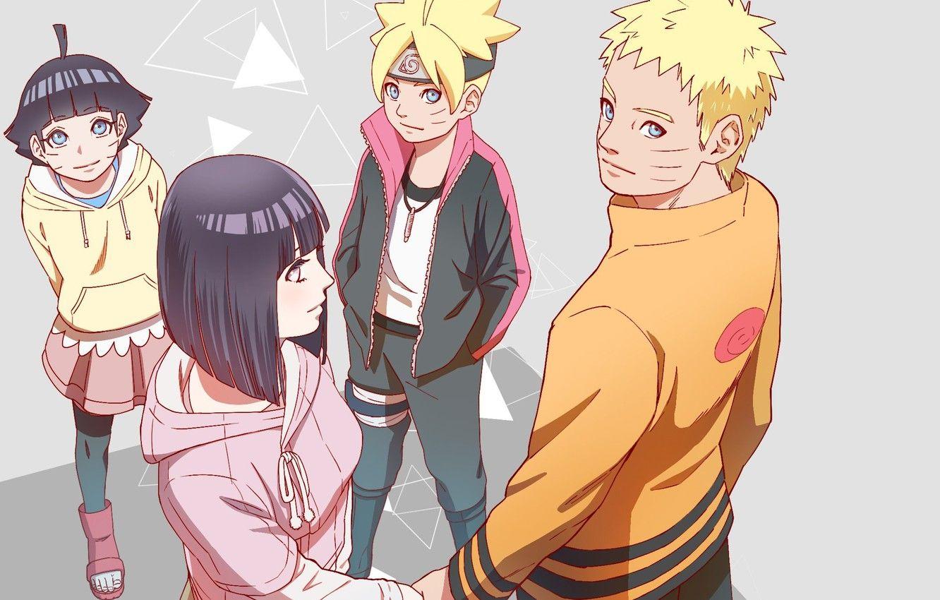 1332x850 Photo Wallpaper Family, Naruto, Naruto, Uzumaki Naruto, Hinata Family HD Wallpaper