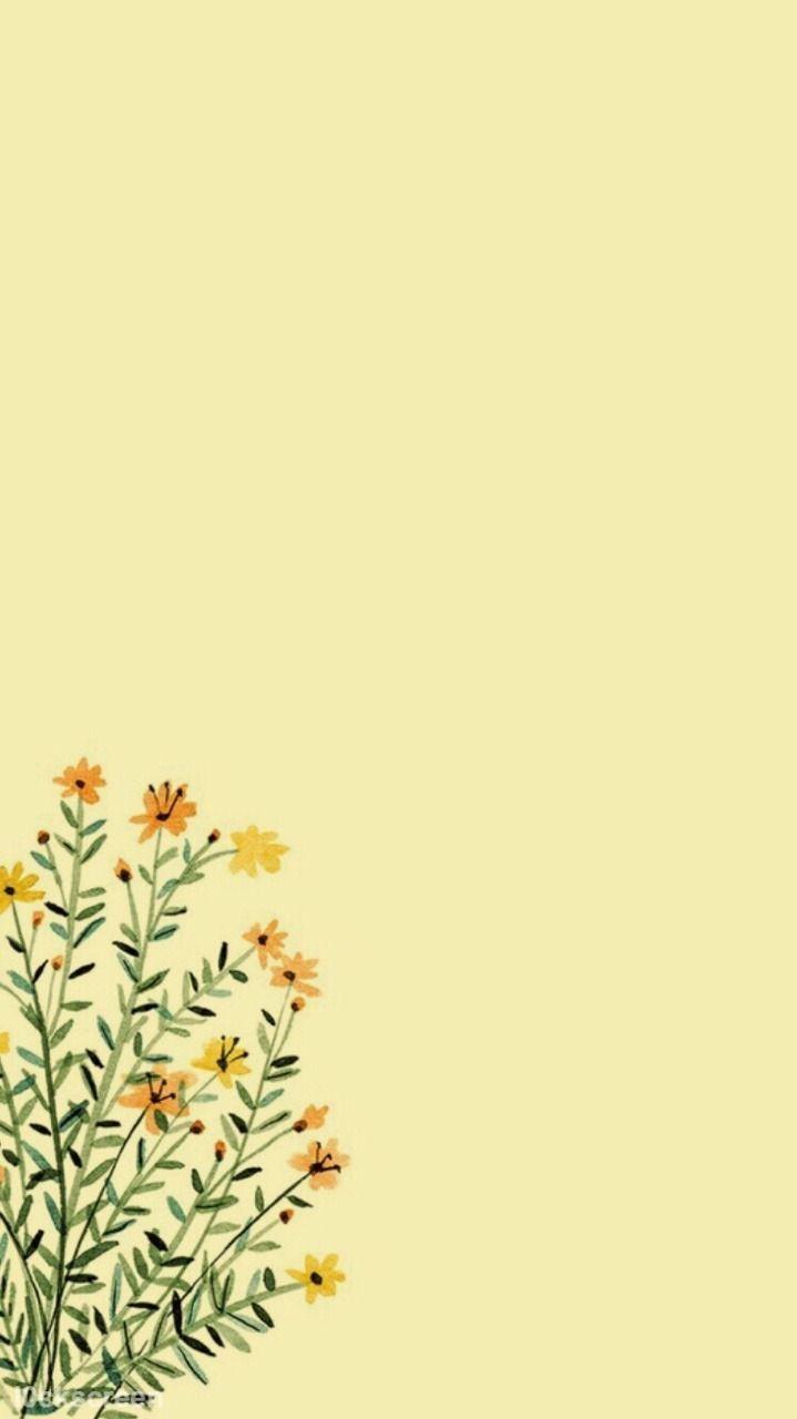 719x1280 Pastel Yellow Wallpaper
