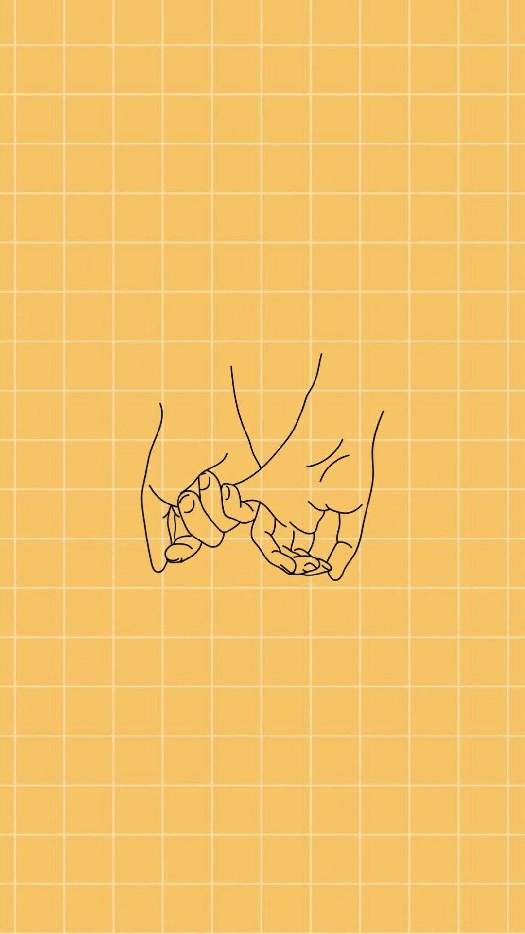1080x1920 Simple Yellow Aesthetic Background .