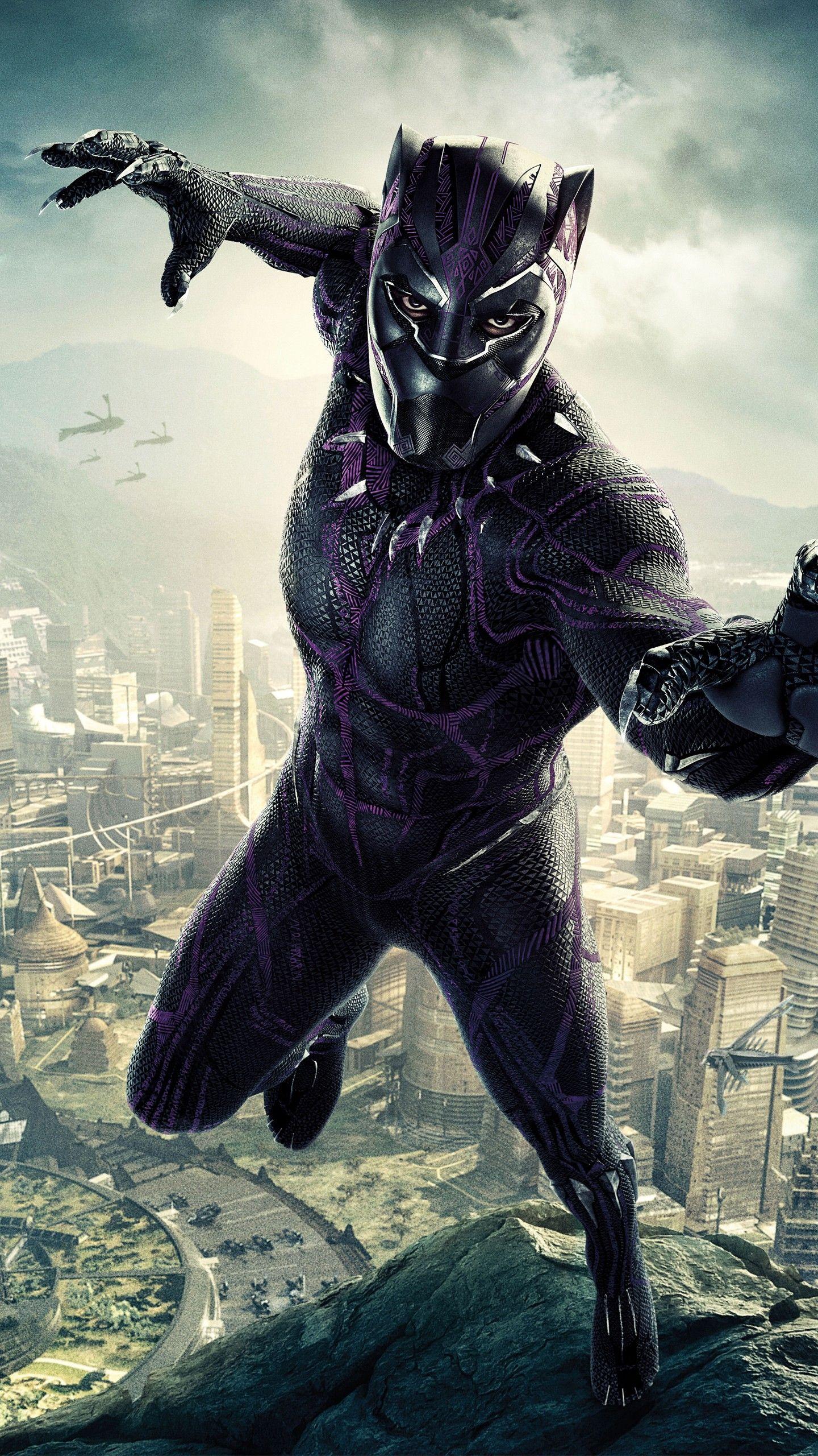 1440x2560 Black Panther 4K 8K Wallpaper