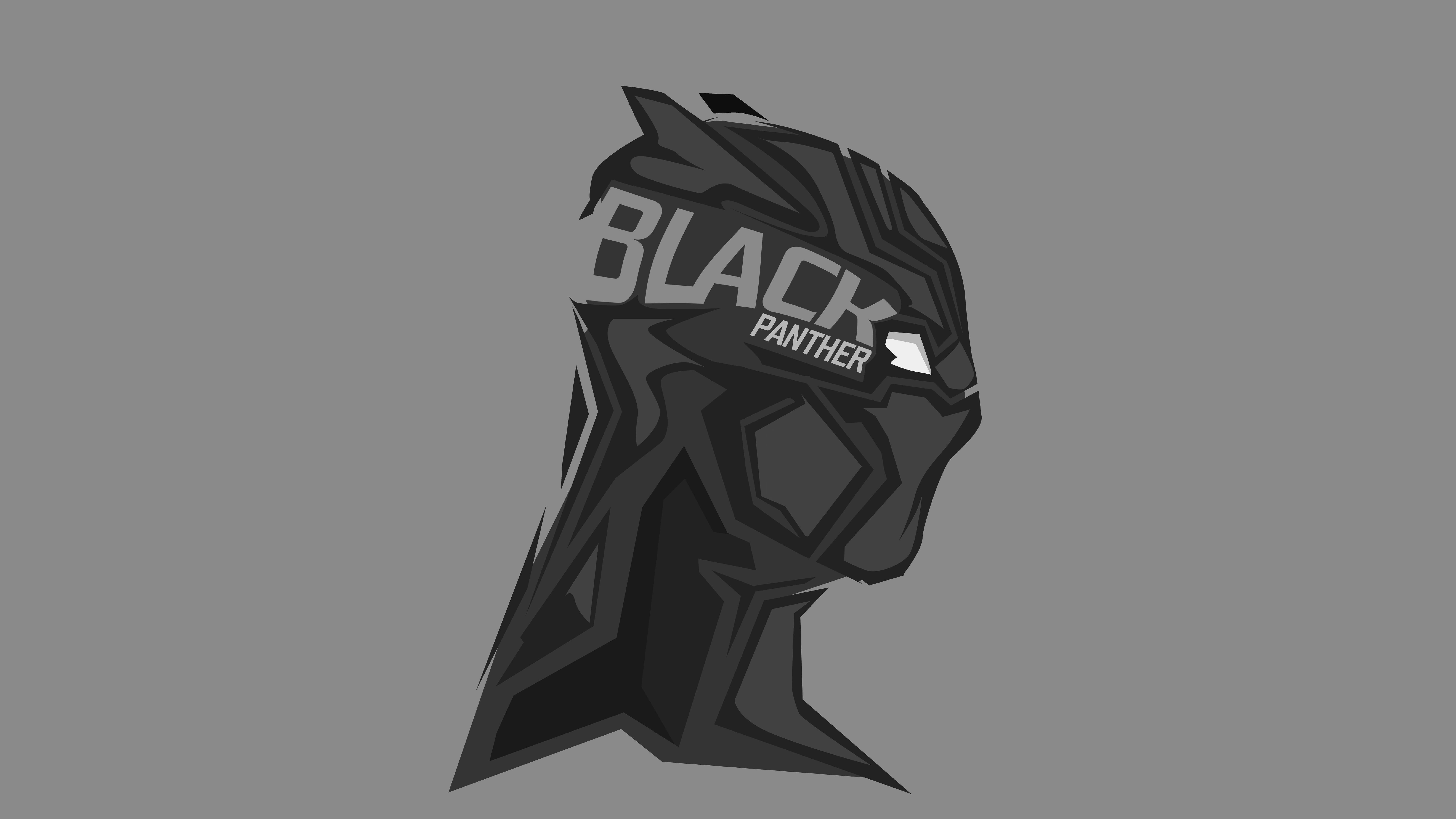 7680x4320 Black Panther Minimalist 8K Wallpaper [7680x4320]
