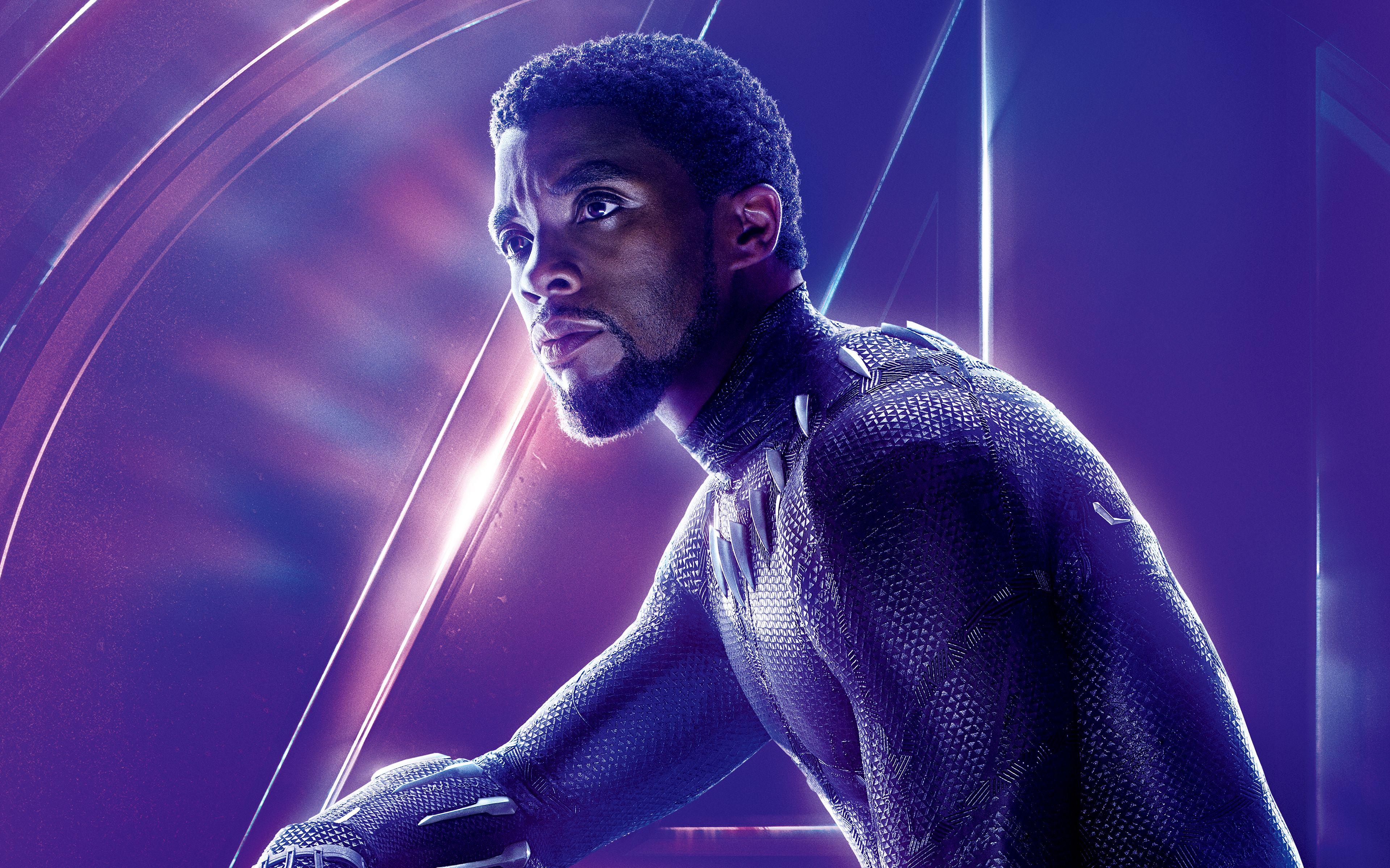 3840x2400 Avengers Infinity War Chadwick Boseman Black Panther 4K 8K Wallpaper