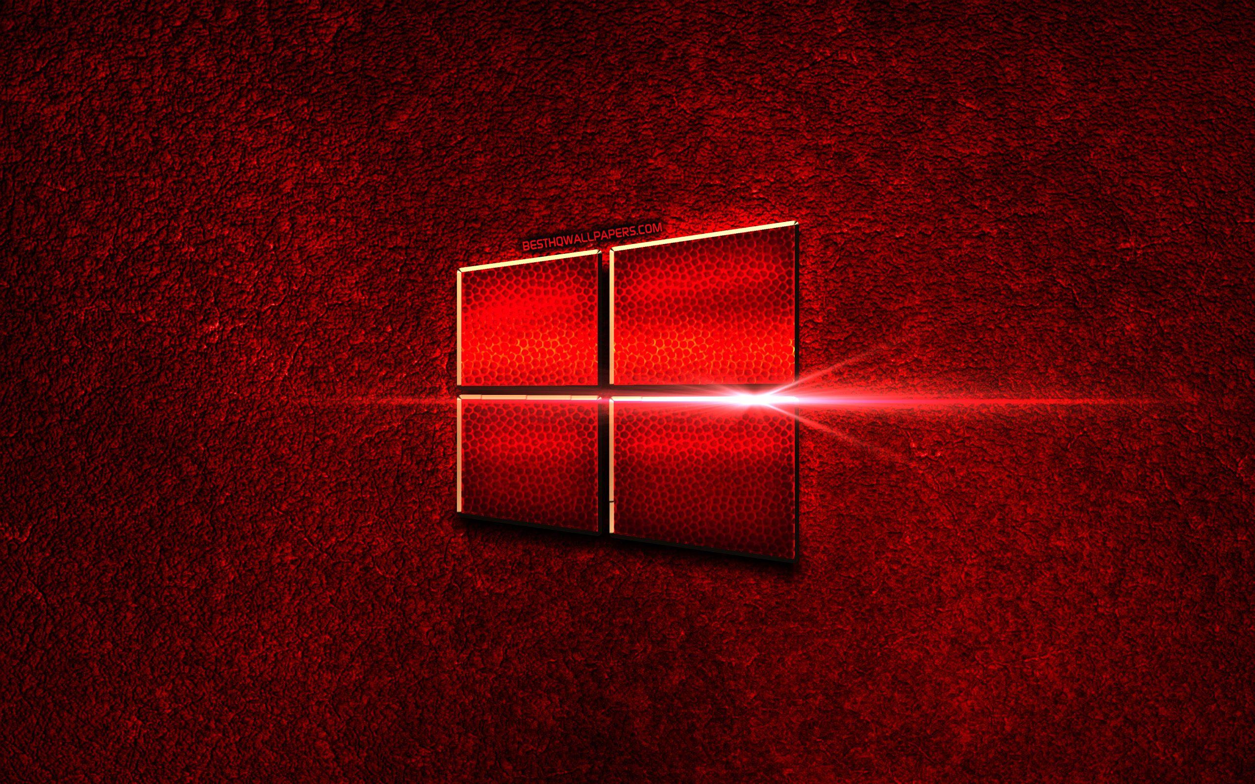 Red Windows Logo Wallpapers Top Free Red Windows Logo Backgrounds ...