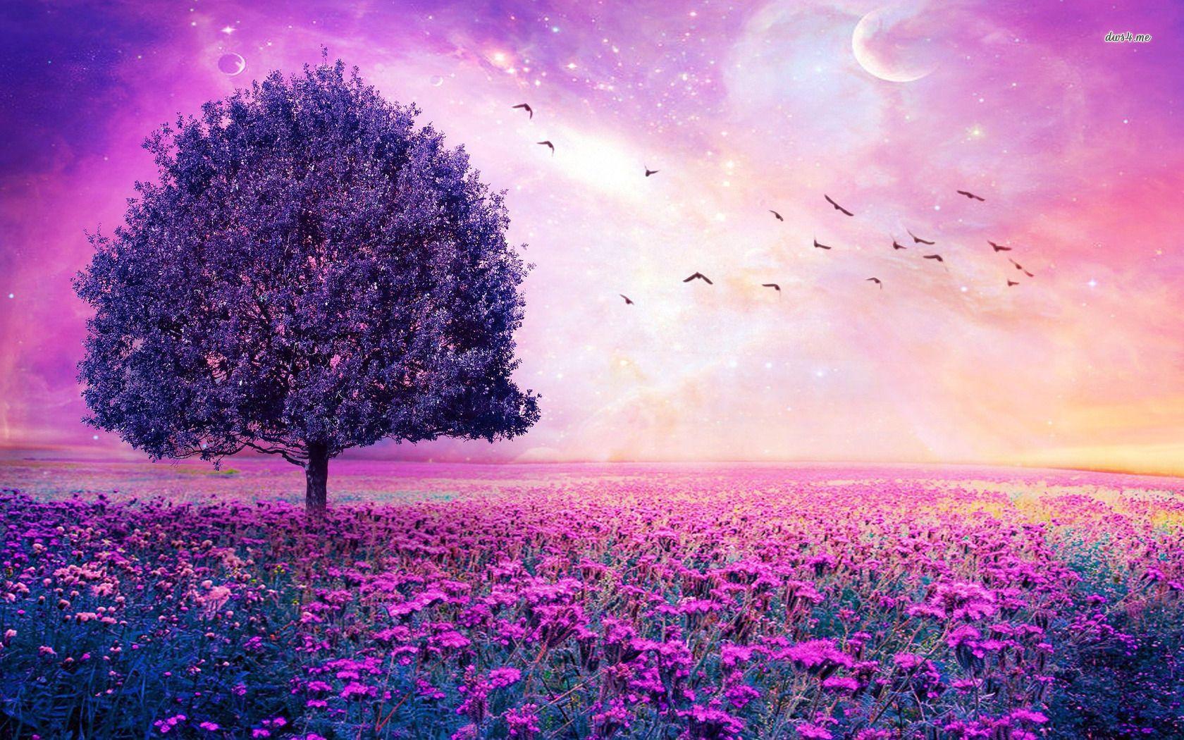 4K Purple Tree Wallpapers - Top Free 4K Purple Tree Backgrounds ...