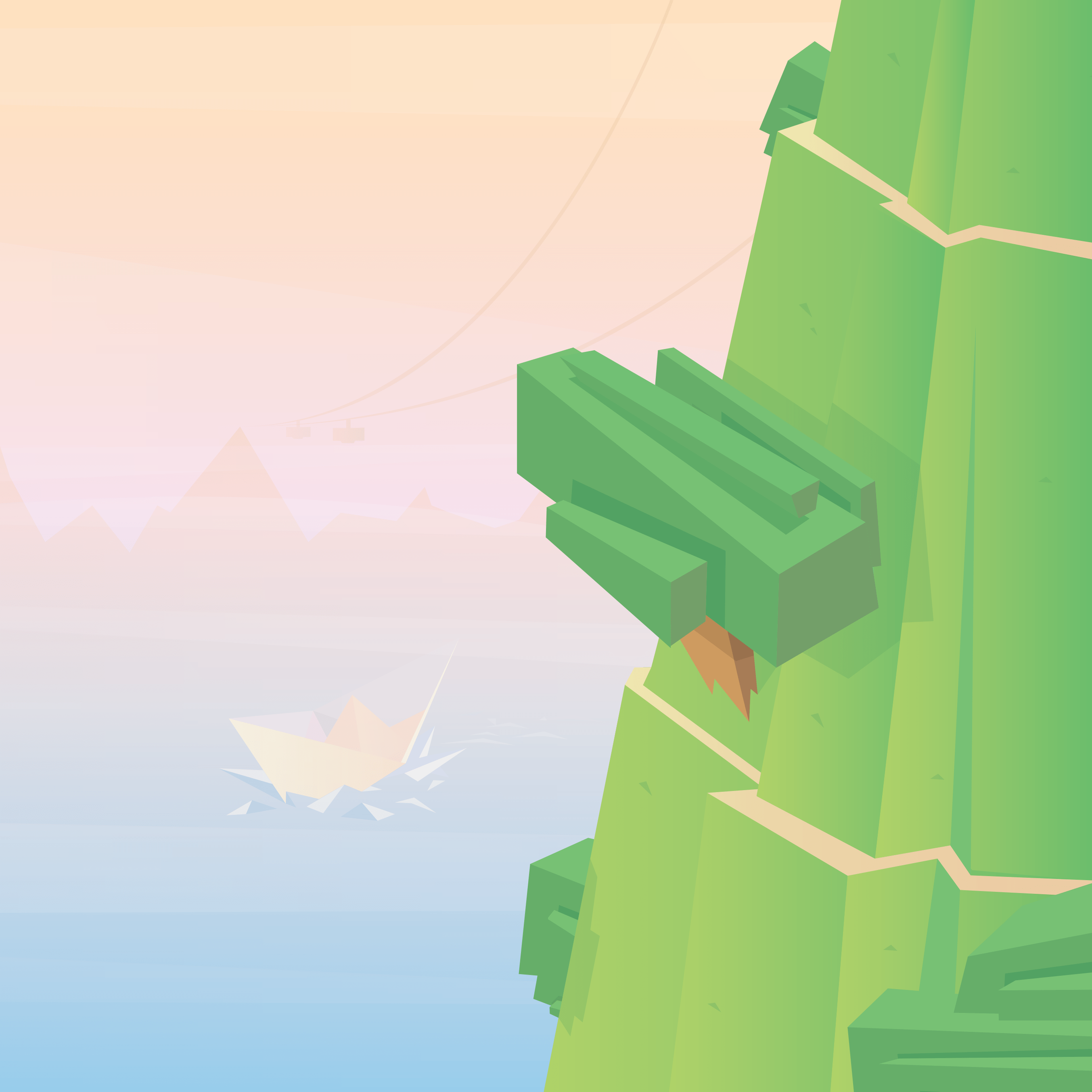 2706x2706 A cartoon world: wallpaper for iPhone and iPad