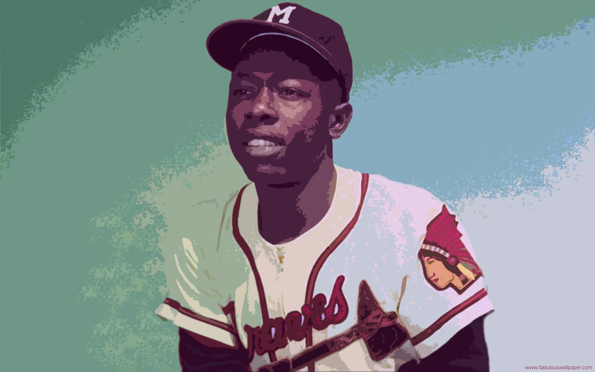 1920x1200 Free Baseball legend Hank Aaron's Birthday computer desktop wallpaper