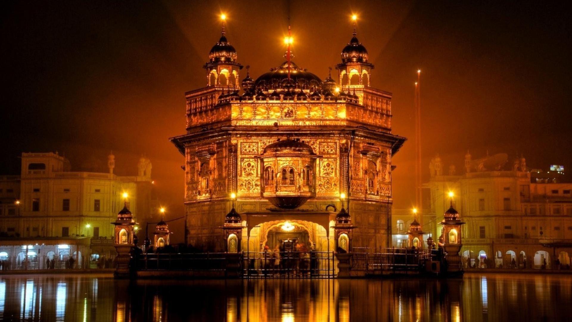 Golden Temple At Night Wallpapers Top Free Golden Temple At Night 