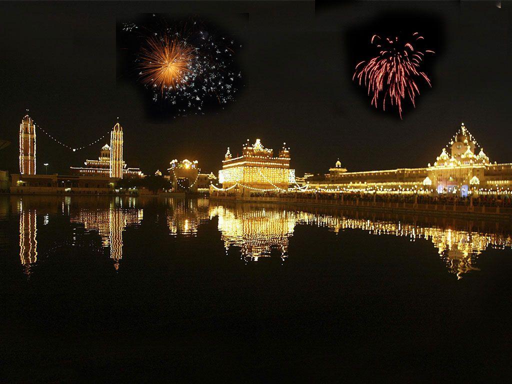 1024x768 Golden Temple Wallpaper Full Size