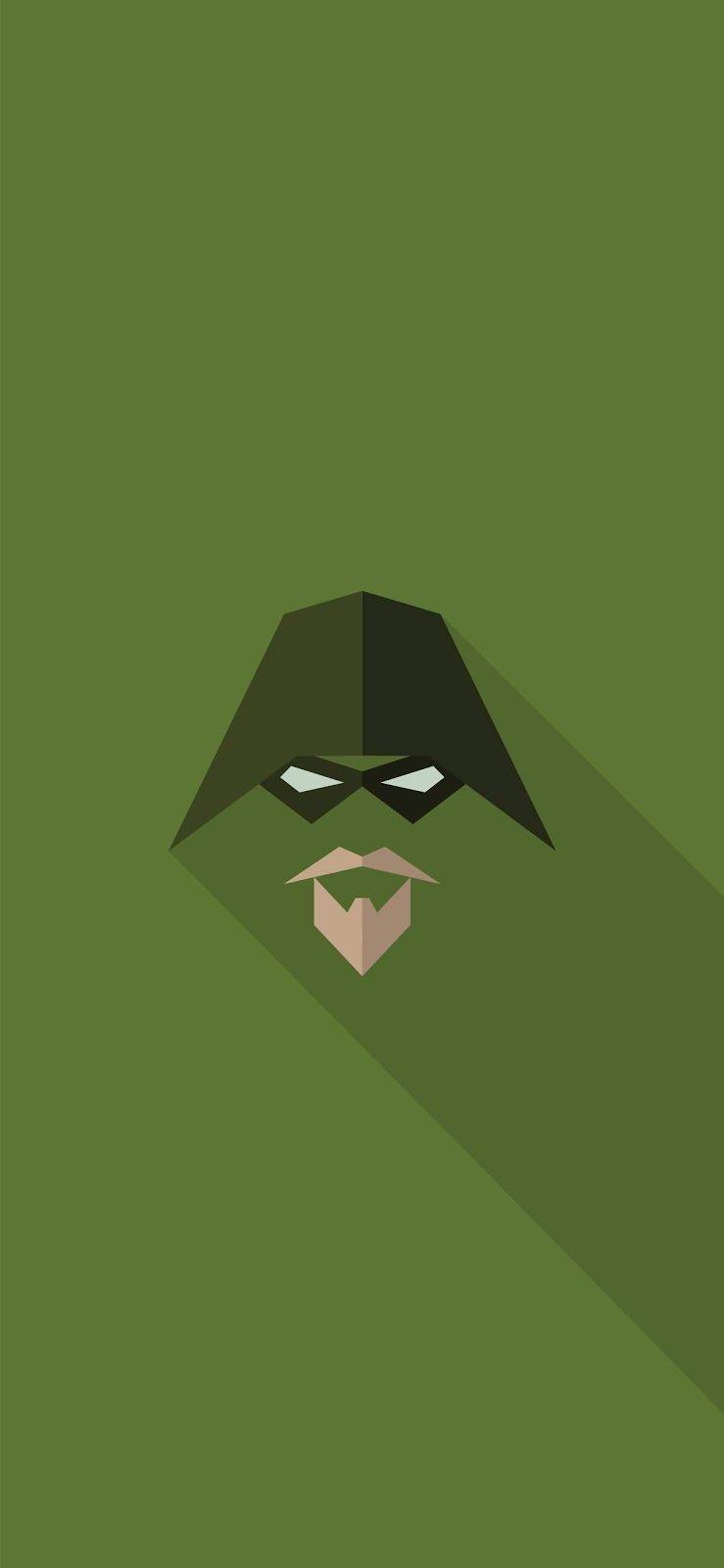739x1600 Green Arrow Minimal Ultra HD 4k Wallpaper