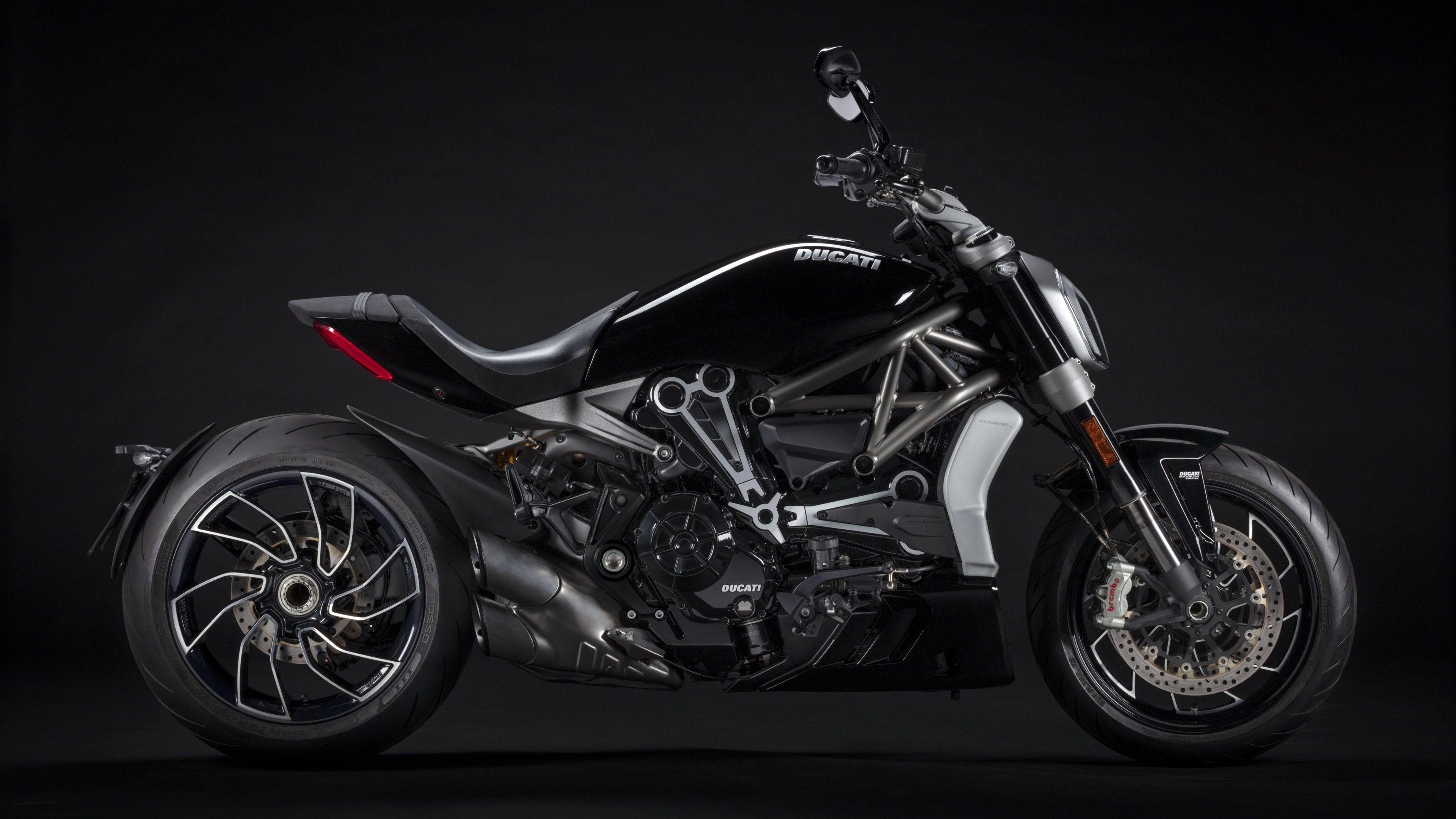 3840x2160 Ducati XDiavel S 4K Wallpaper, Black Bikes, Cruiser Motorcycle, Dark Background, 5K, Black Dark