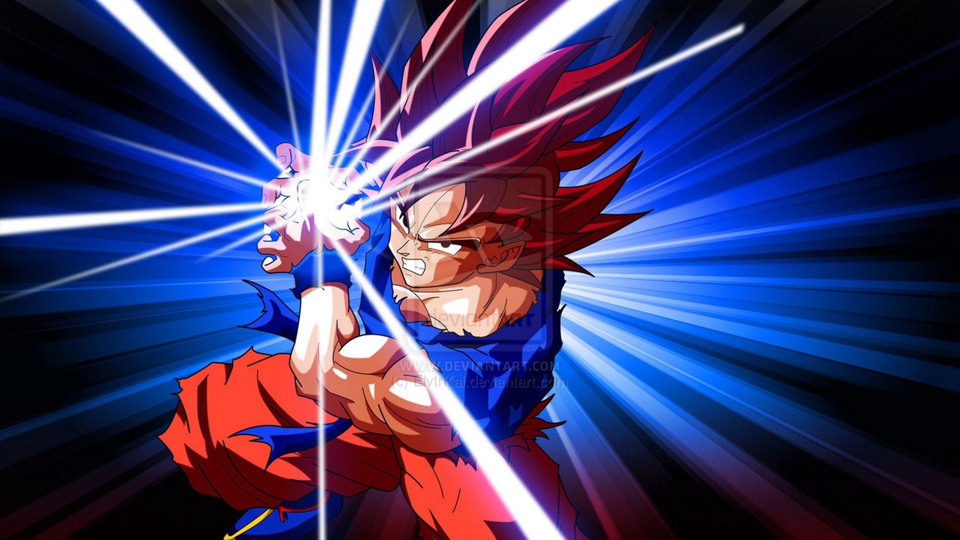 1920x1080 Wallpaper Goku Super Saiyan God Desktop Cute Wallpaper