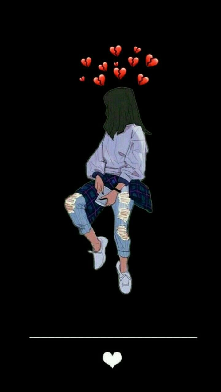 720x1280 Anime Heart Broken Wallpaper