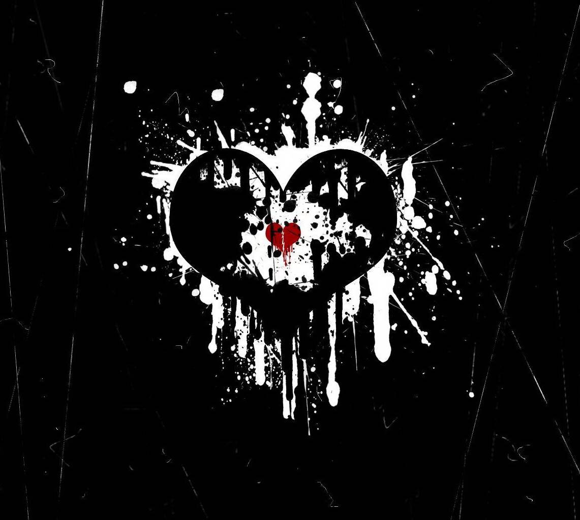 1141x1024 Dark Broken Heart hình nền