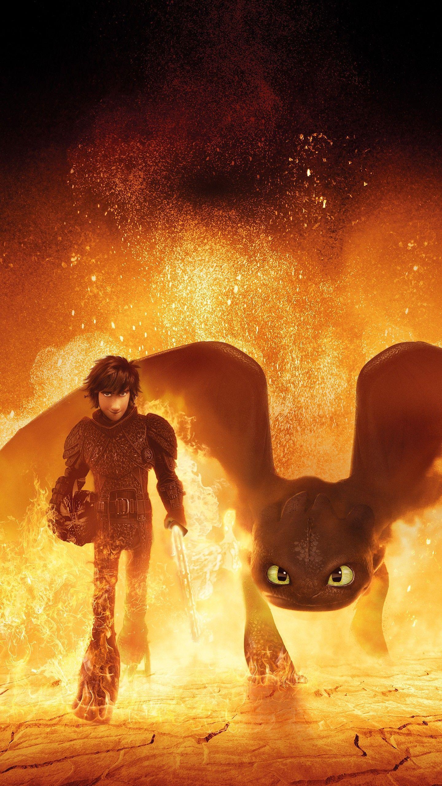 1440x2560 Toothless Dragon iPhone Wallpaper