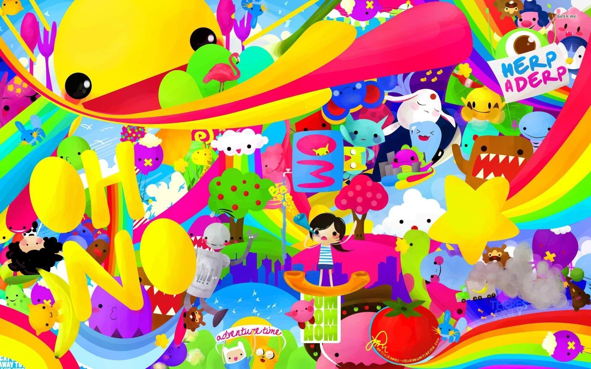 Colorful Cartoon Wallpapers - Top Free Colorful Cartoon Backgrounds ...