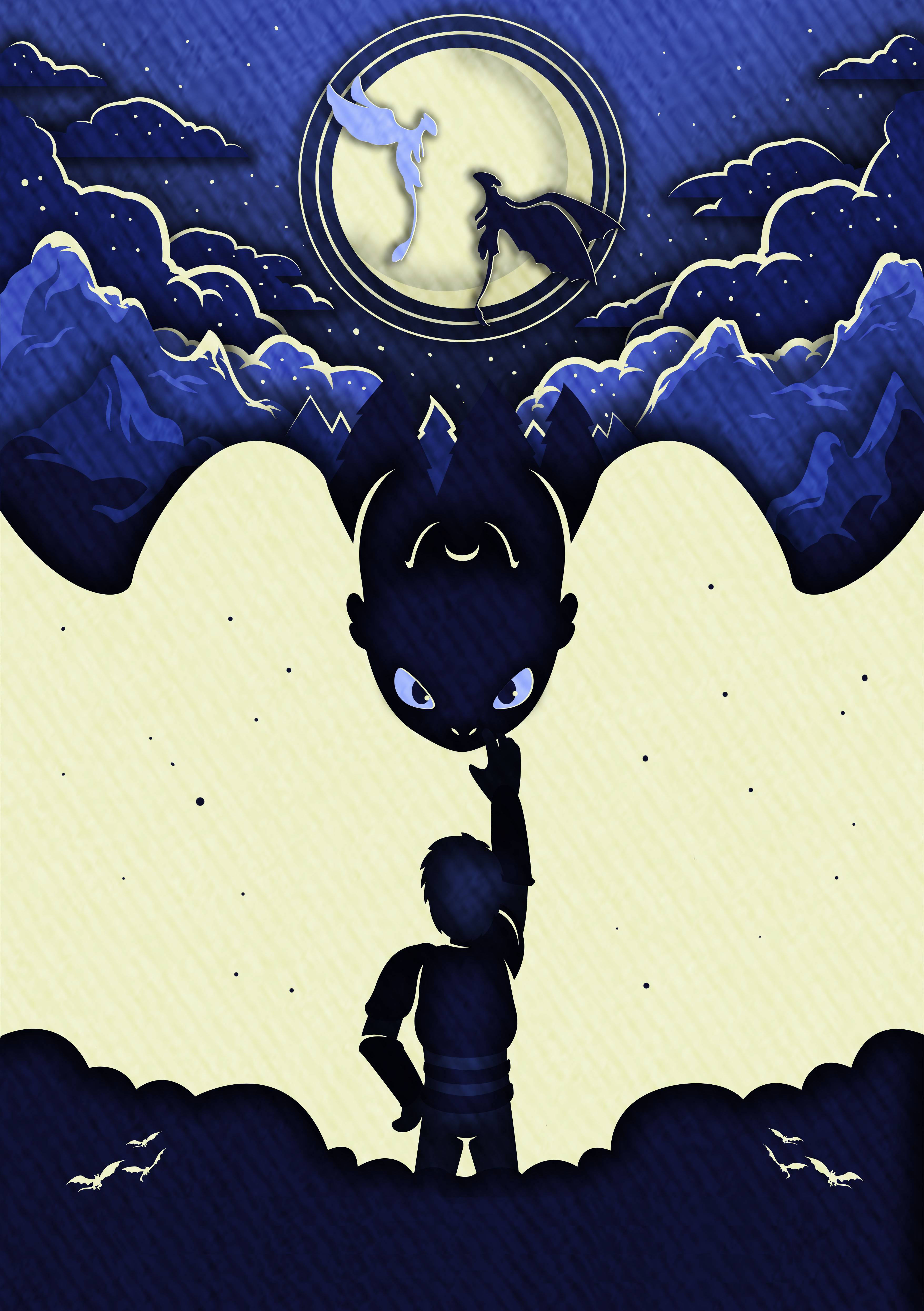 3511x4981 How To Train Your Dragon Wallpaper Phone