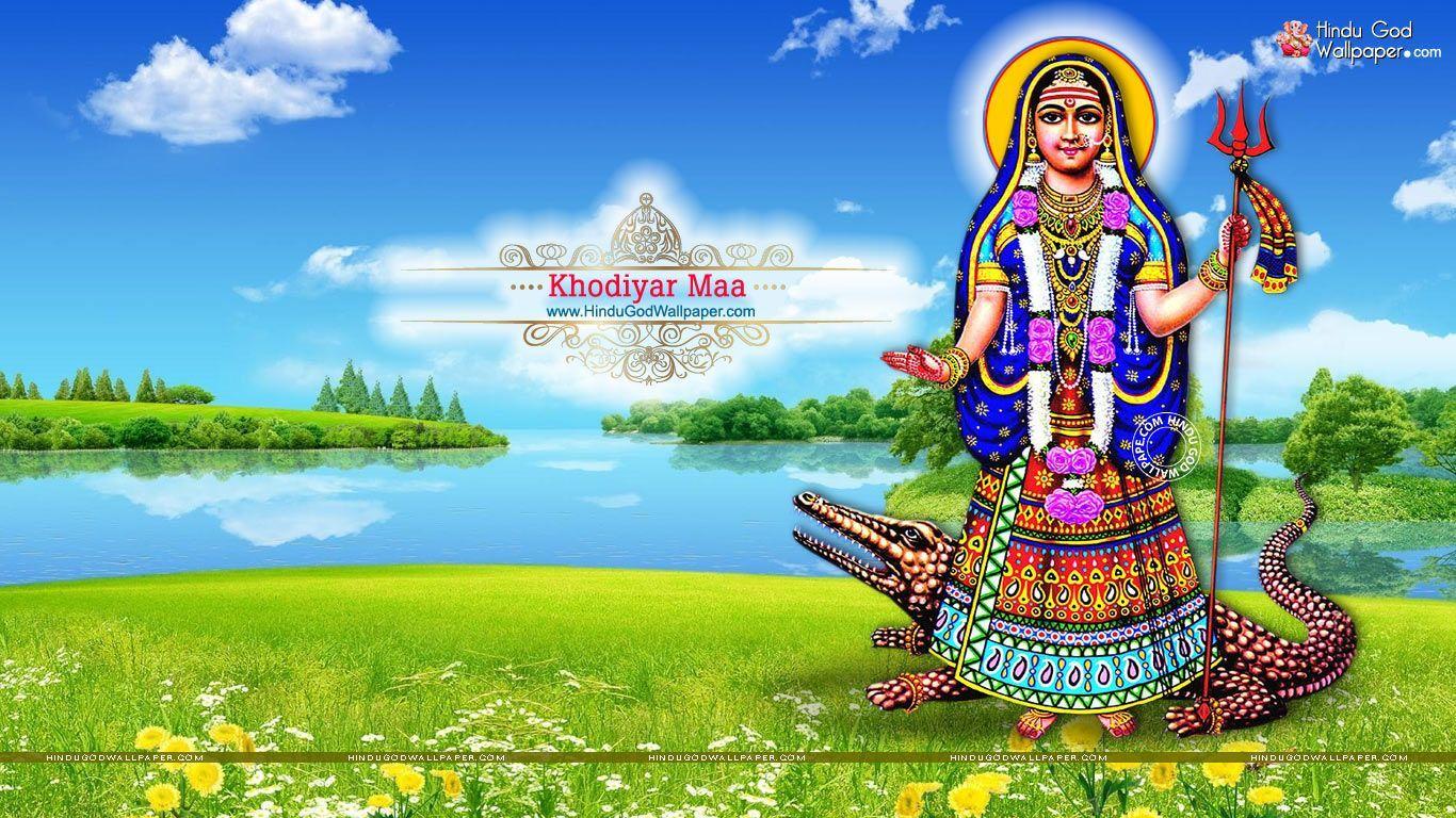 1366x768 Khodiyar Mataji HD Wallpaper & Photo Full Size Download. Beautiful wallpaper picture, Maa wallpaper, Wallpaper picture