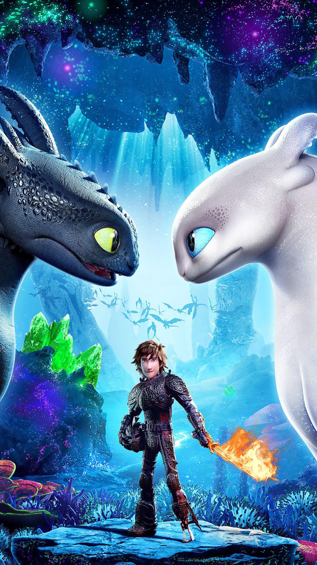 1080x1920 1080x1920 how to train your dragon the hidden world, how to train your dragon how to train your dragon, movies, 2019 movies, animated movies, hd, dragon, light fury, night