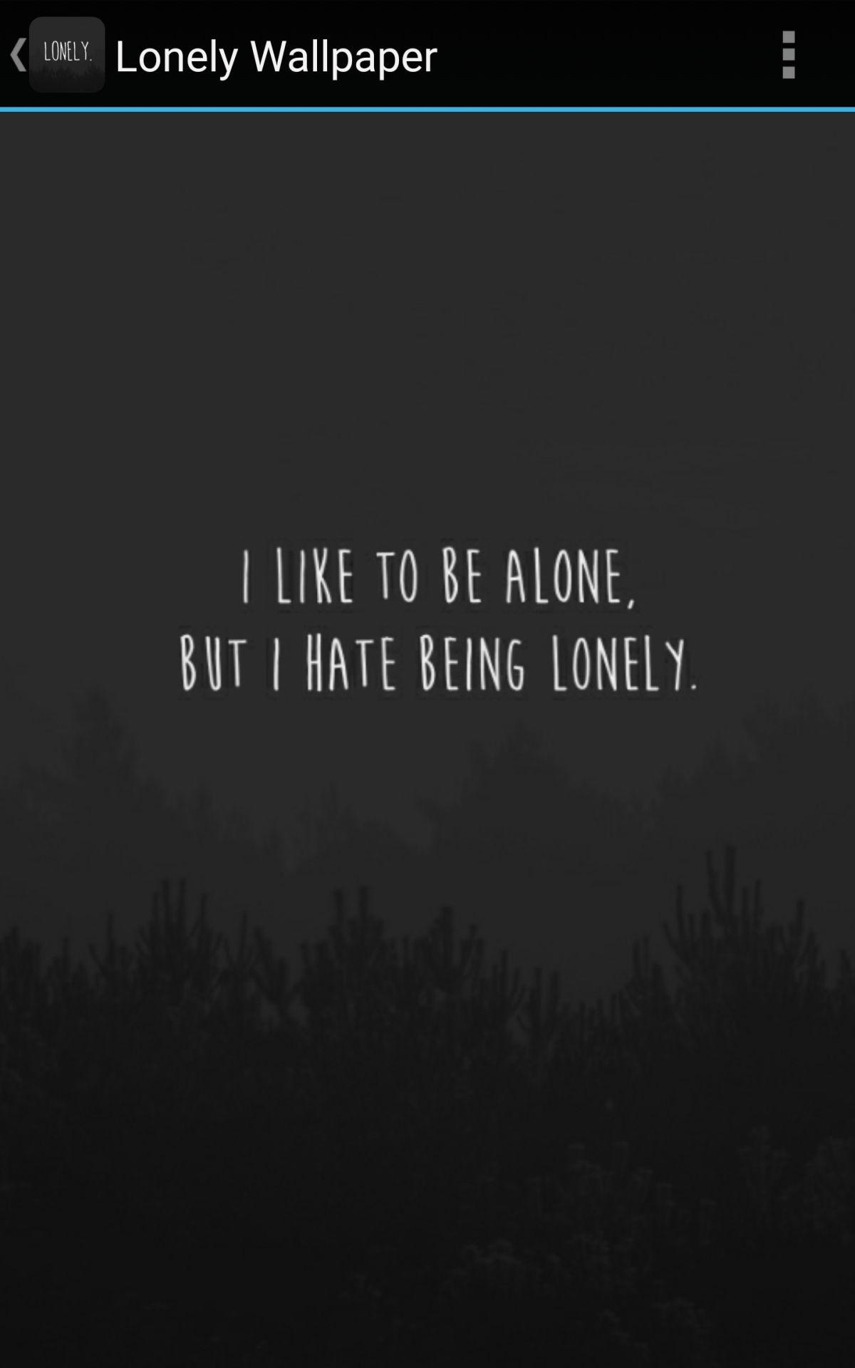 1200x1920 Lonely Wallpaper : Apps & Games
