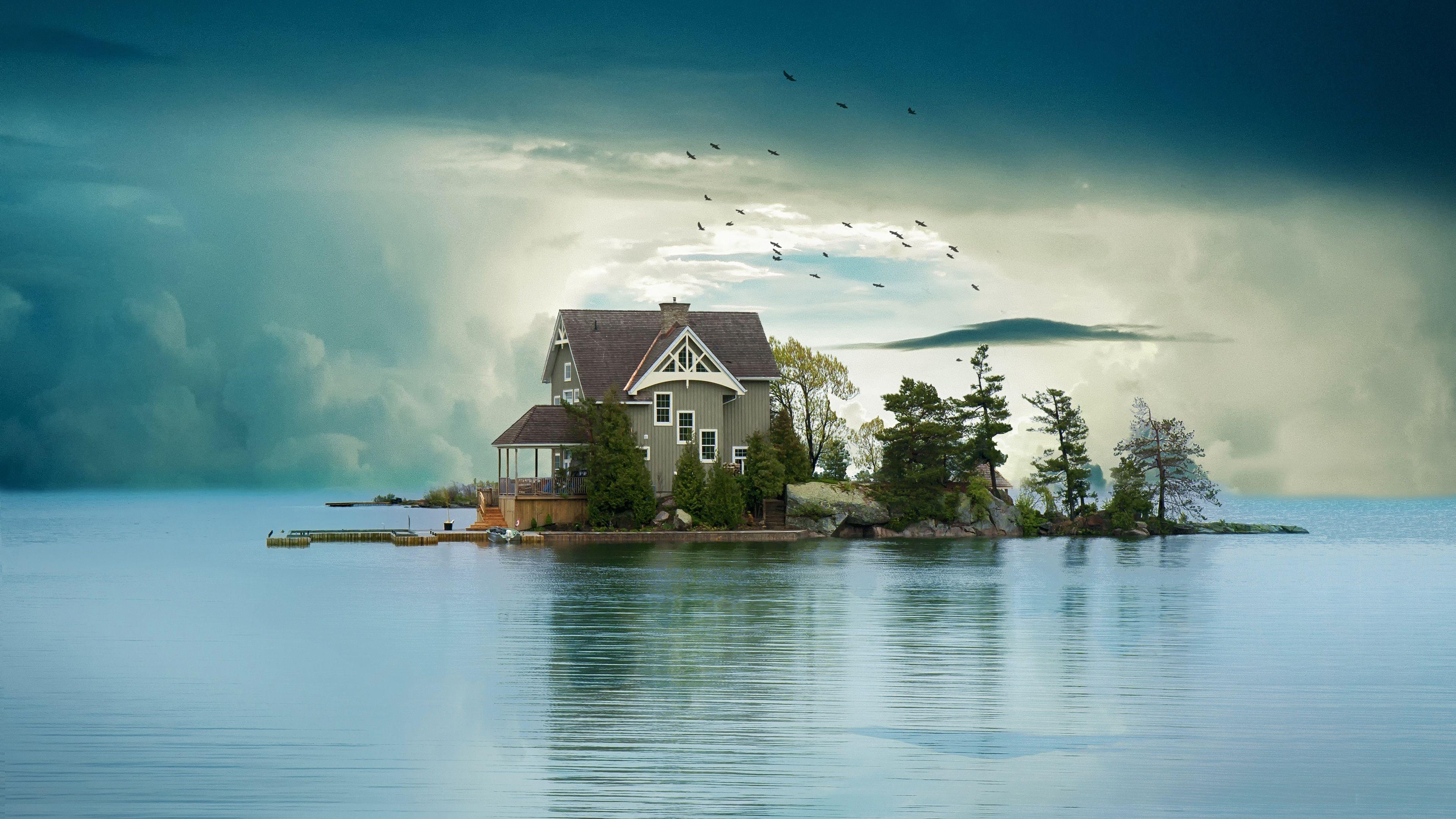 3840x2160 Beach House HD