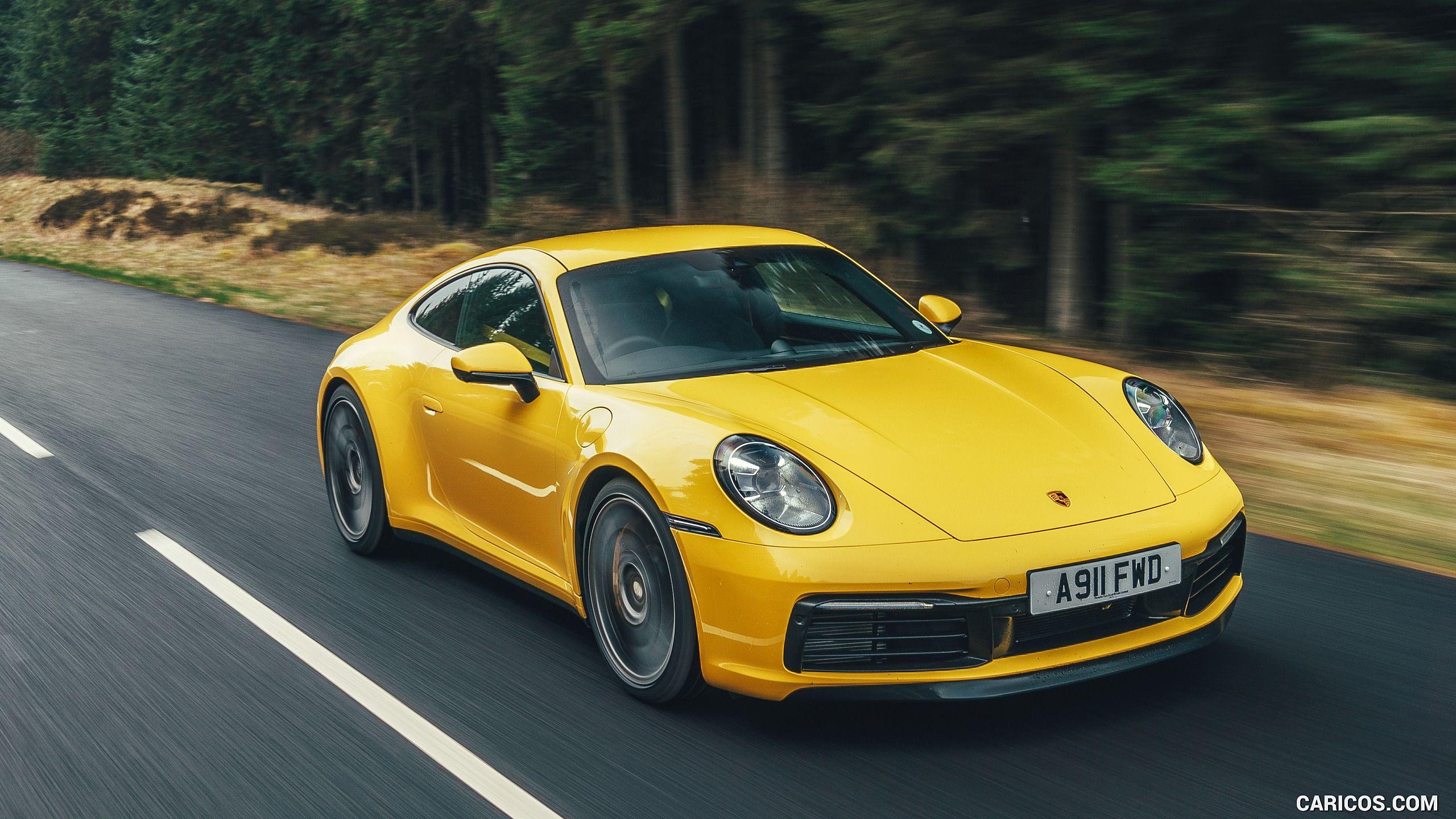 2560x1440 Porsche 911 Carrera 4S (UK Spec; 992) Three Quarter. HD Wallpaper