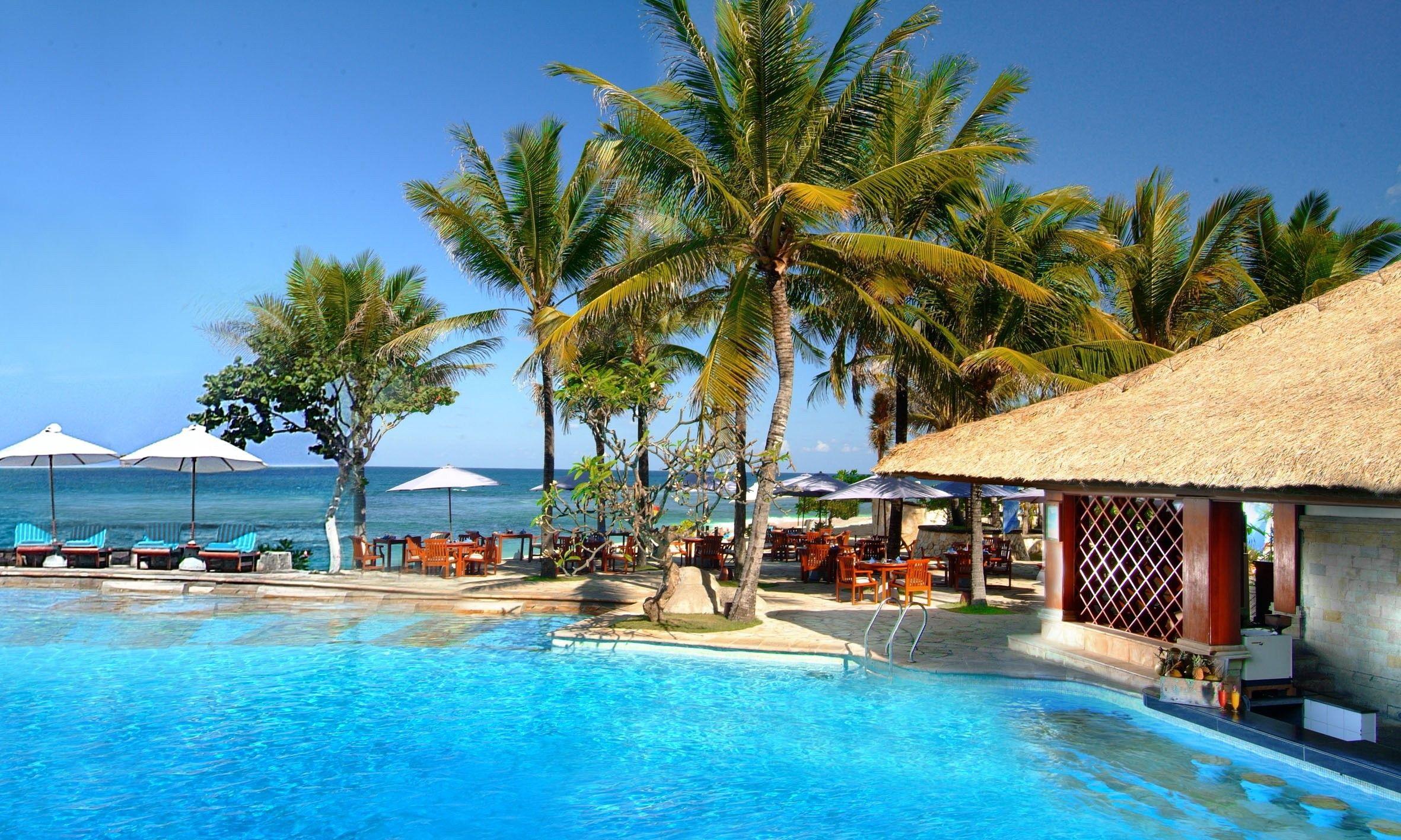 2362x1417 asia, bali, beach, beach club, design, hangout, indonesia, island, lanscape, seminyak, stock exchange, traveler, umbrella, unique, vacation bali 4k wallpaper