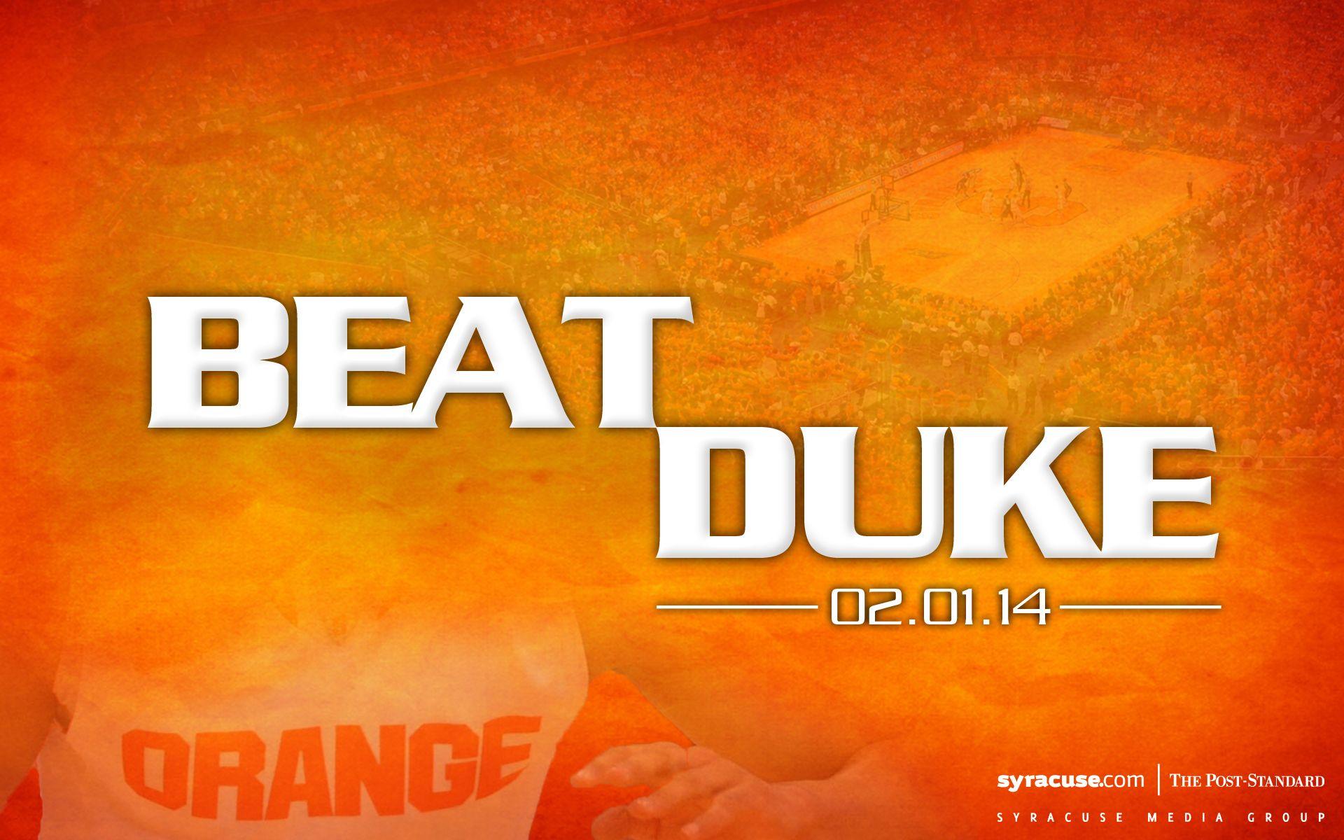 1920x1200 Syracuse basketball desktop wallpaper: Get ready to #BeatDuke on your computer