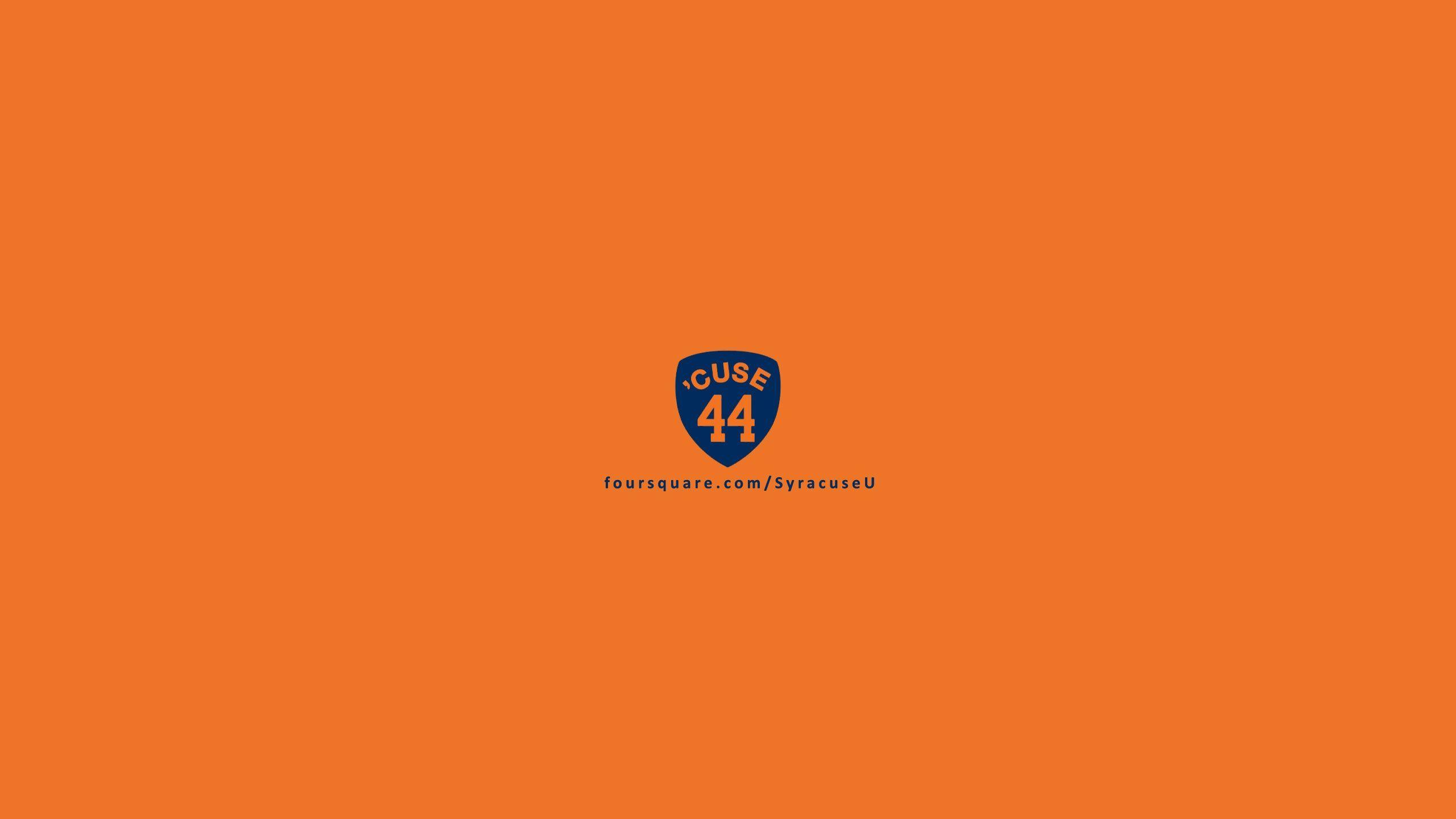 2560x1440 Syracuse Orange Wallpaper